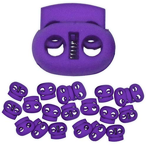 Two Hole Lace Tightener in Purple