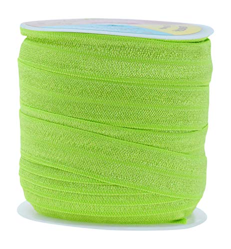 Fold Over Elastic Band 5/8 Inch Foldover FOE Stretch Ribbon for Hair Tie Headband Baby Girl Hair Bow