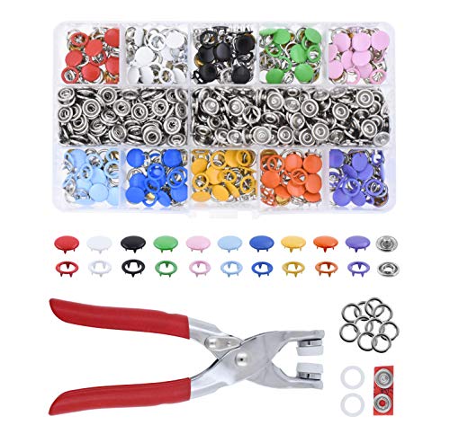 Canvas Snaps and Fasteners Stainless Steel Marine Snaps with Setting Tool  Marine Grade Screw Button Snap Kit for Boat Cover Cushion Upholstery
