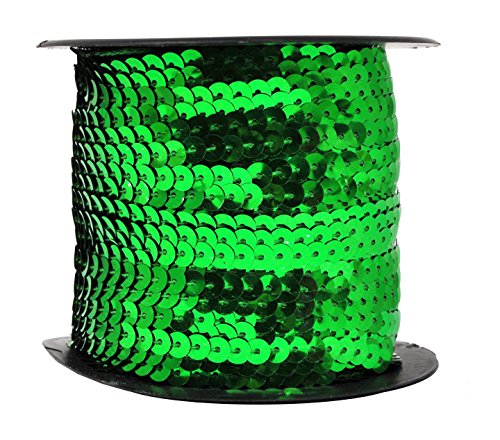 Green Sequin Fringe Trim