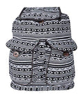 Boho Backpack Purse - Baja Backpack Hippie Backpack for Women Men