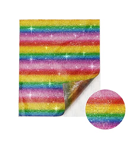 Mandala Crafts Rhinestone Stickers - Crystal Stickers - Rhinestone Sheets Self Adhesive Glitter Gem Stickers Bling Wrap Diamond Stickers for Crafts Gifts Car Bling Stickers