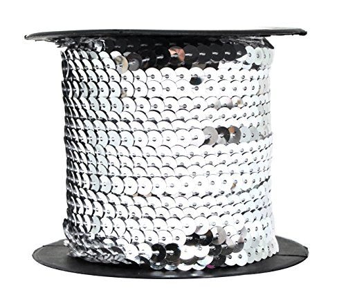 Silver Sequin Sewing Strip