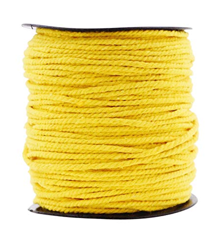 Macrame Cord Cotton Rope Macrame Supplies 3 Ply Twisted Macrame Rope String Yarn for Plant Hanger Wall Hanging Knitting Wedding Décor by Mandala Crafts