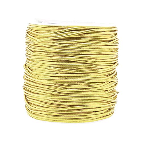 Metallic Cord Tinsel String Rope for Ornament Hanging, Decorating, Gift Wrapping, Crafting