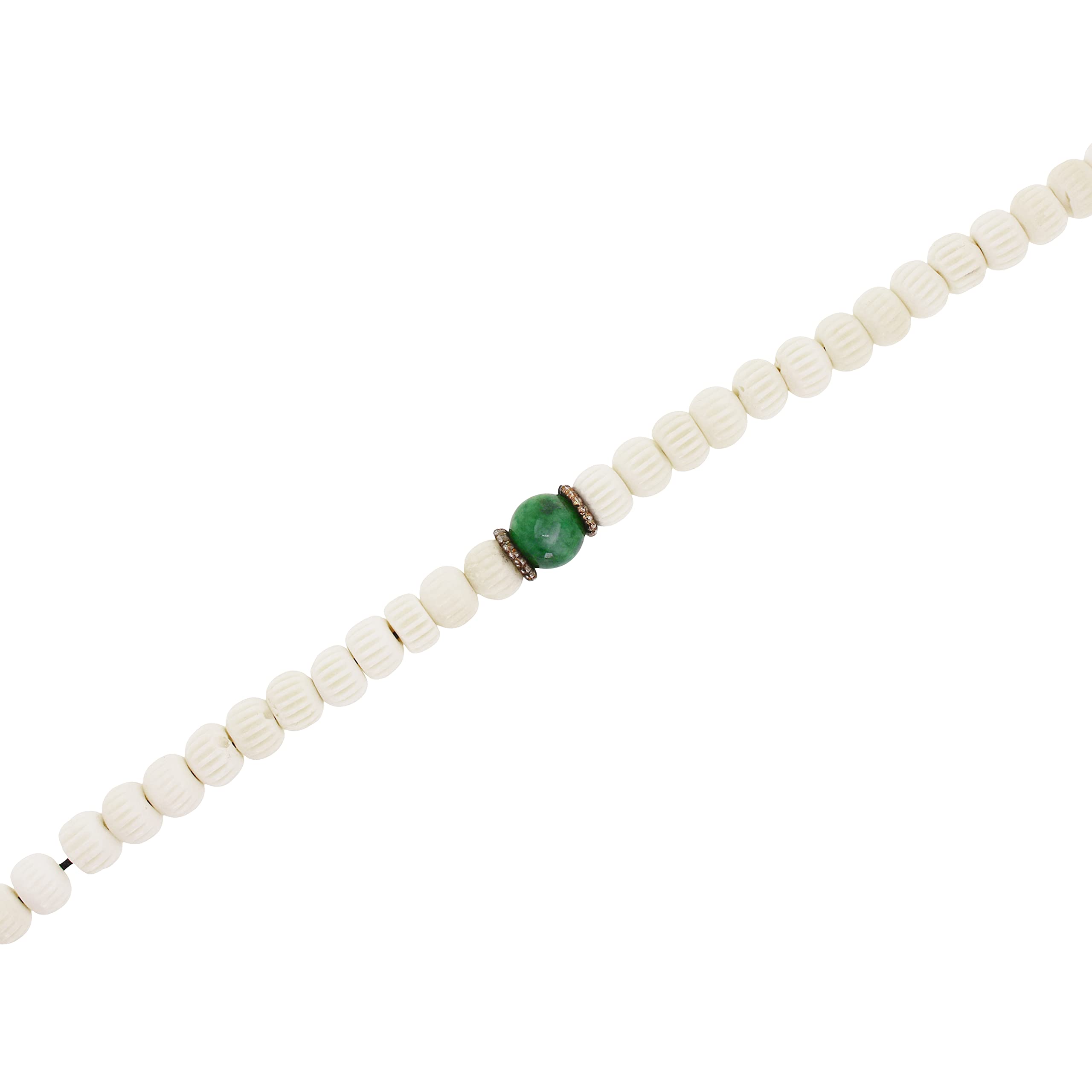 Mandala Crafts 108 Tibetan Buddhist Prayer Beads for Men Women - Yak Bone Mala Beads Necklace for Mala Meditation Beads Yoga Beads