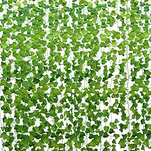 hanging fake ivy plant Artificial Ivy Garland Fake Vines Leaves Room Decor Hang Greenery Leaf