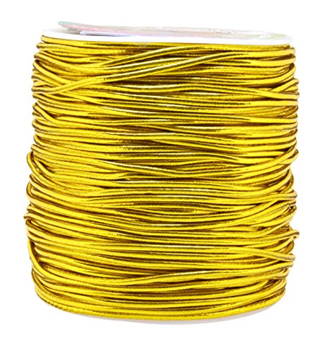 Metallic Cord Tinsel String Rope for Ornament Hanging, Decorating, Gift Wrapping, Crafting