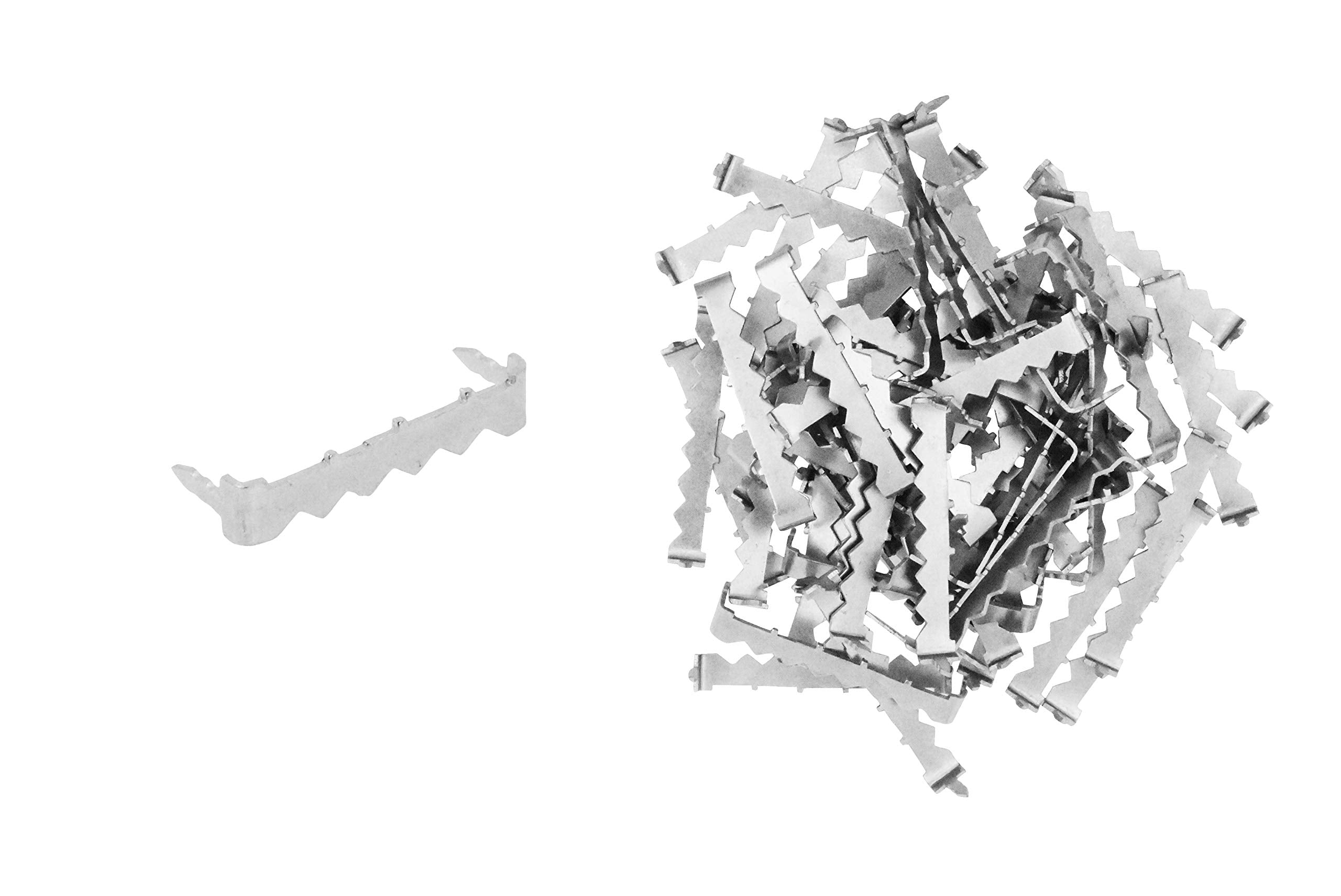 No Nail Sawtooth Picture Hangers Picture Frame Hangers Without Nails Nailless Picture Hanging Hardware for Canvas Wood 100 PCs