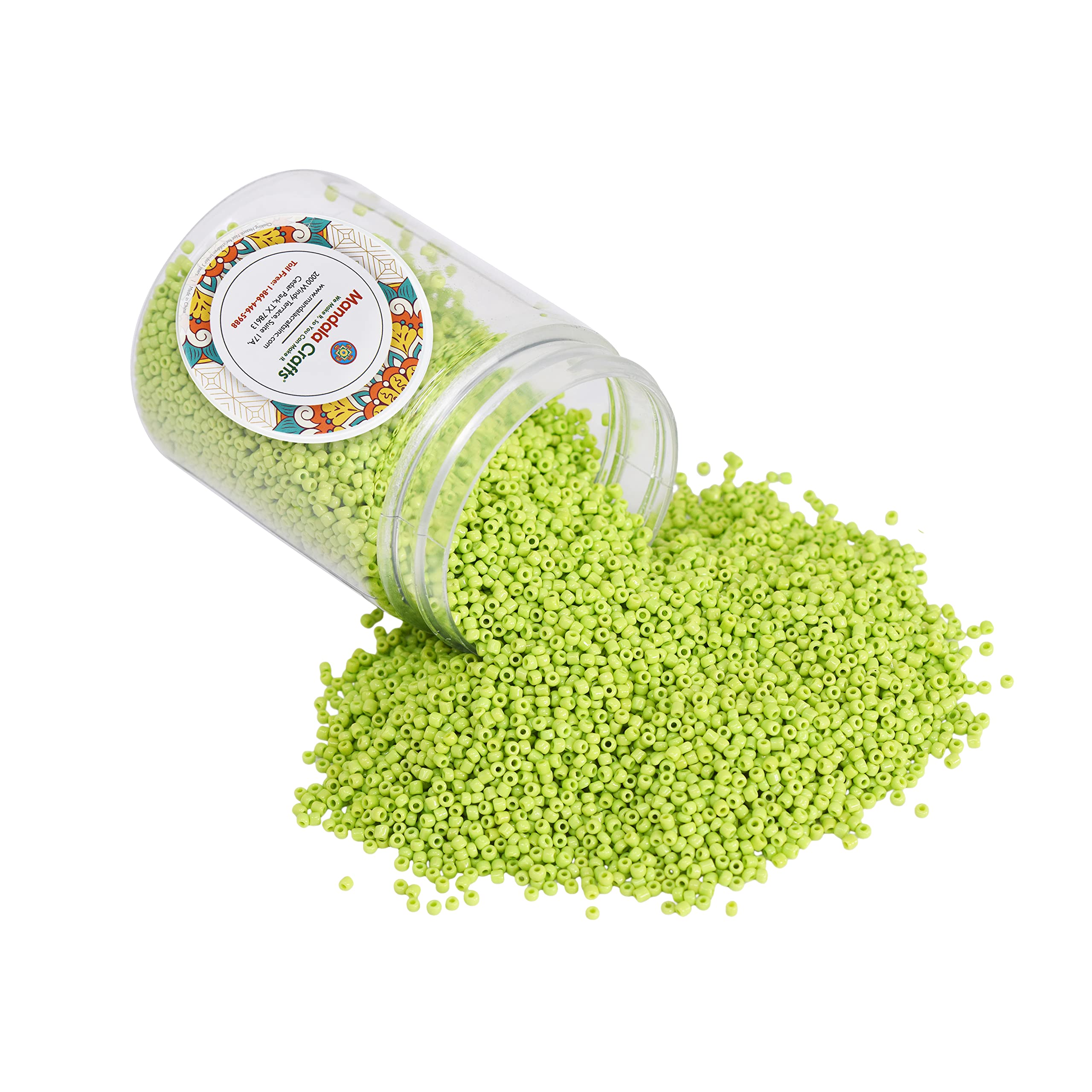 Glass Seed Beads for Jewelry Making - Seed Beads Small Beads Kit for Tiny Beads Jewelry Bracelet - Seed Beads Mini Pony Beads for Necklace