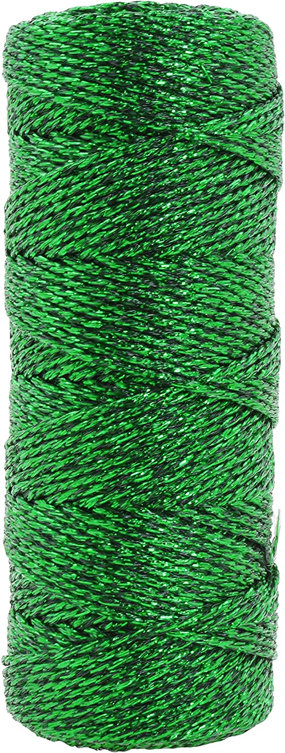 Mandala Crafts Bakers Twine for Gift Wrapping - 11 Ply 165 Yards Decorative Bakers Twine String for Crafts Christmas Holiday Wedding