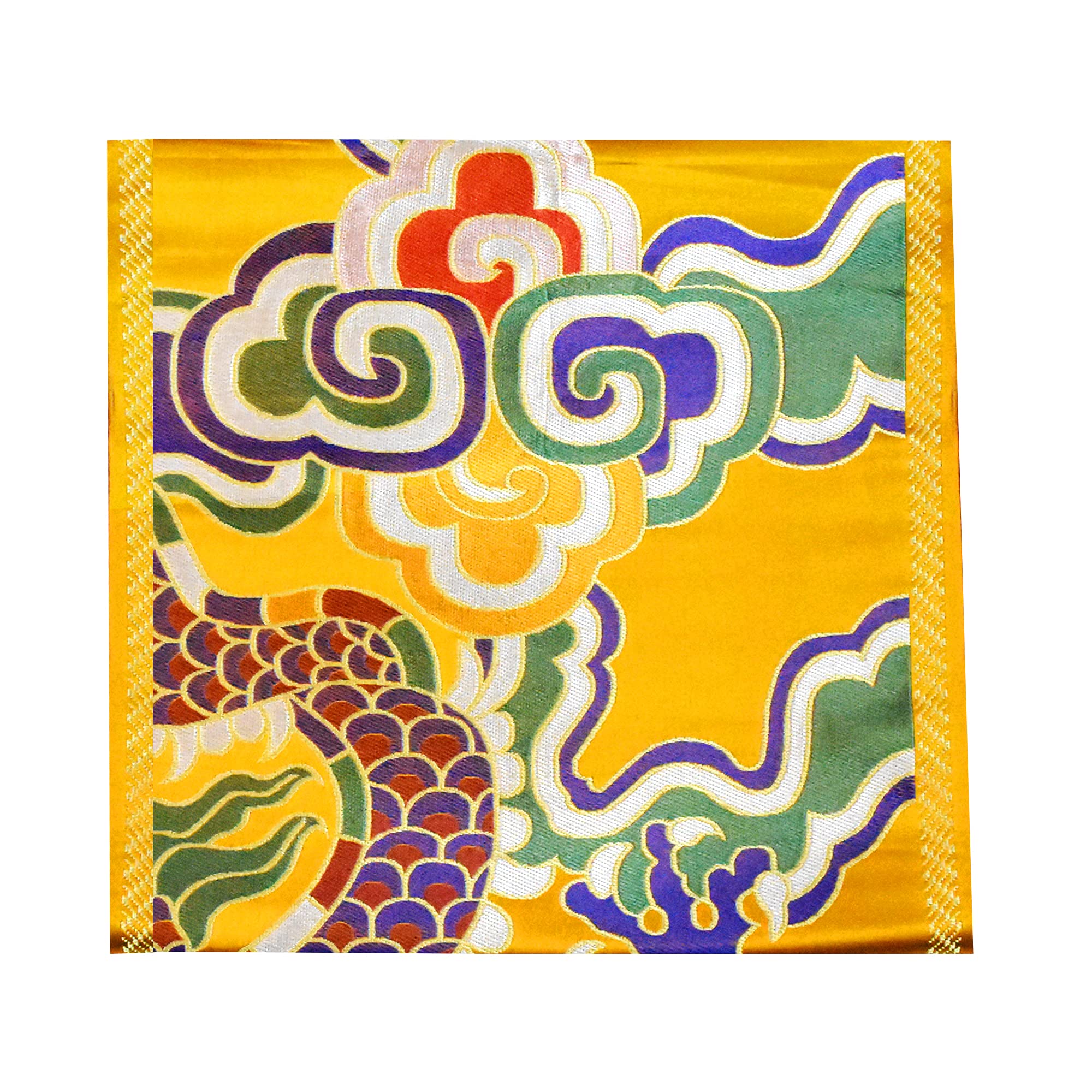 Mandala Crafts Dragon Brocade Fabric by The Yard for Upholstery and Fashion Clothing Design