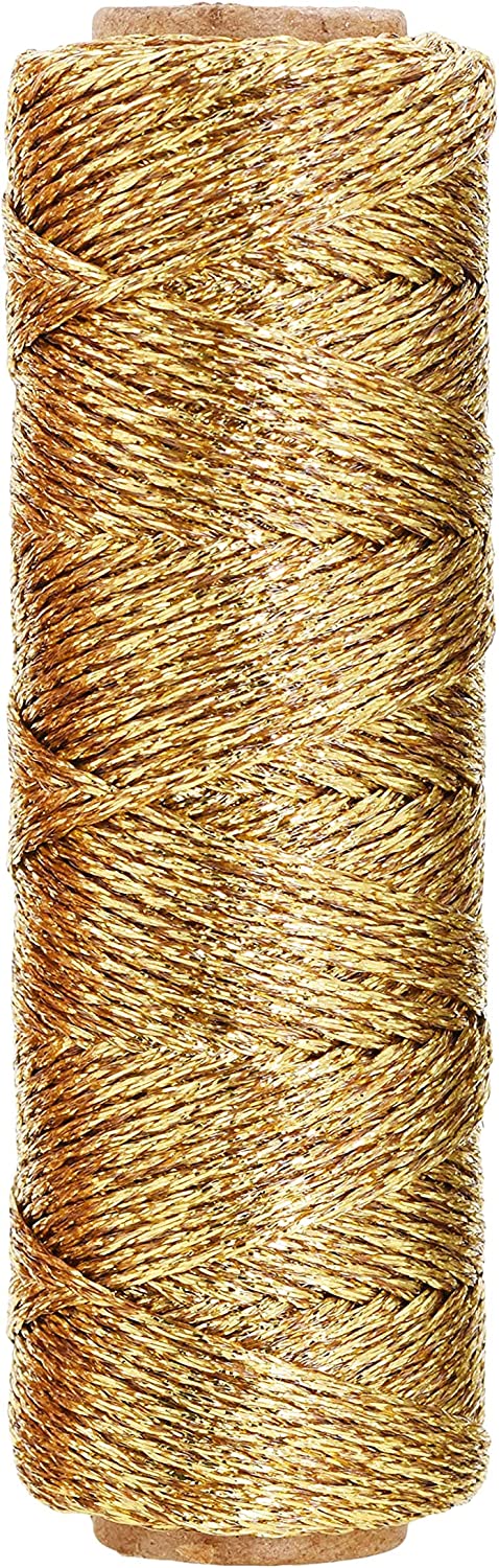Mandala Crafts Bakers Twine for Gift Wrapping - 11 Ply 165 Yards Decorative Bakers Twine String for Crafts Christmas Holiday Wedding