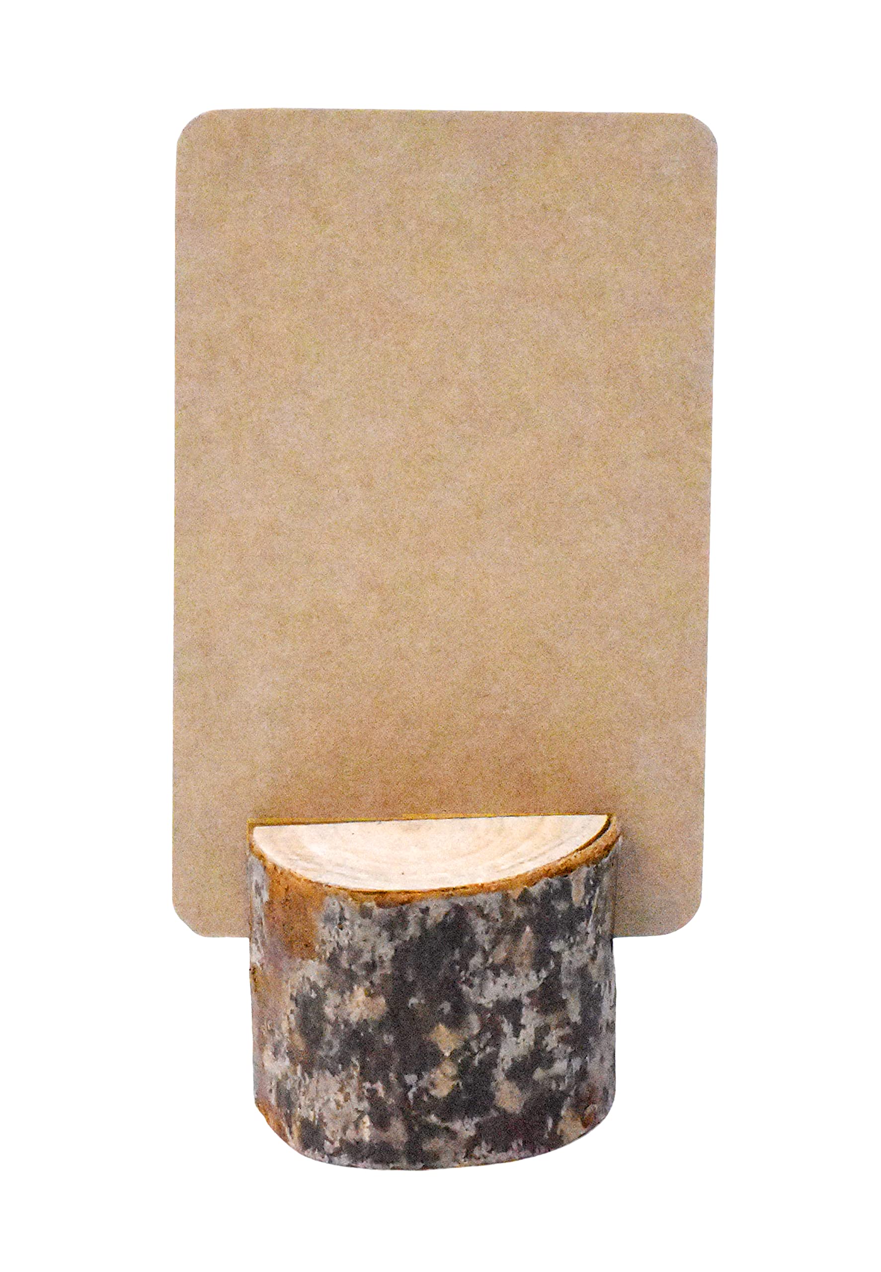Wood Place Card Holders for Table Wooden Card Holder for Wedding Gift Table Photos Name Tags - 20 Rustic Wood Table Number Holders 30 Cards