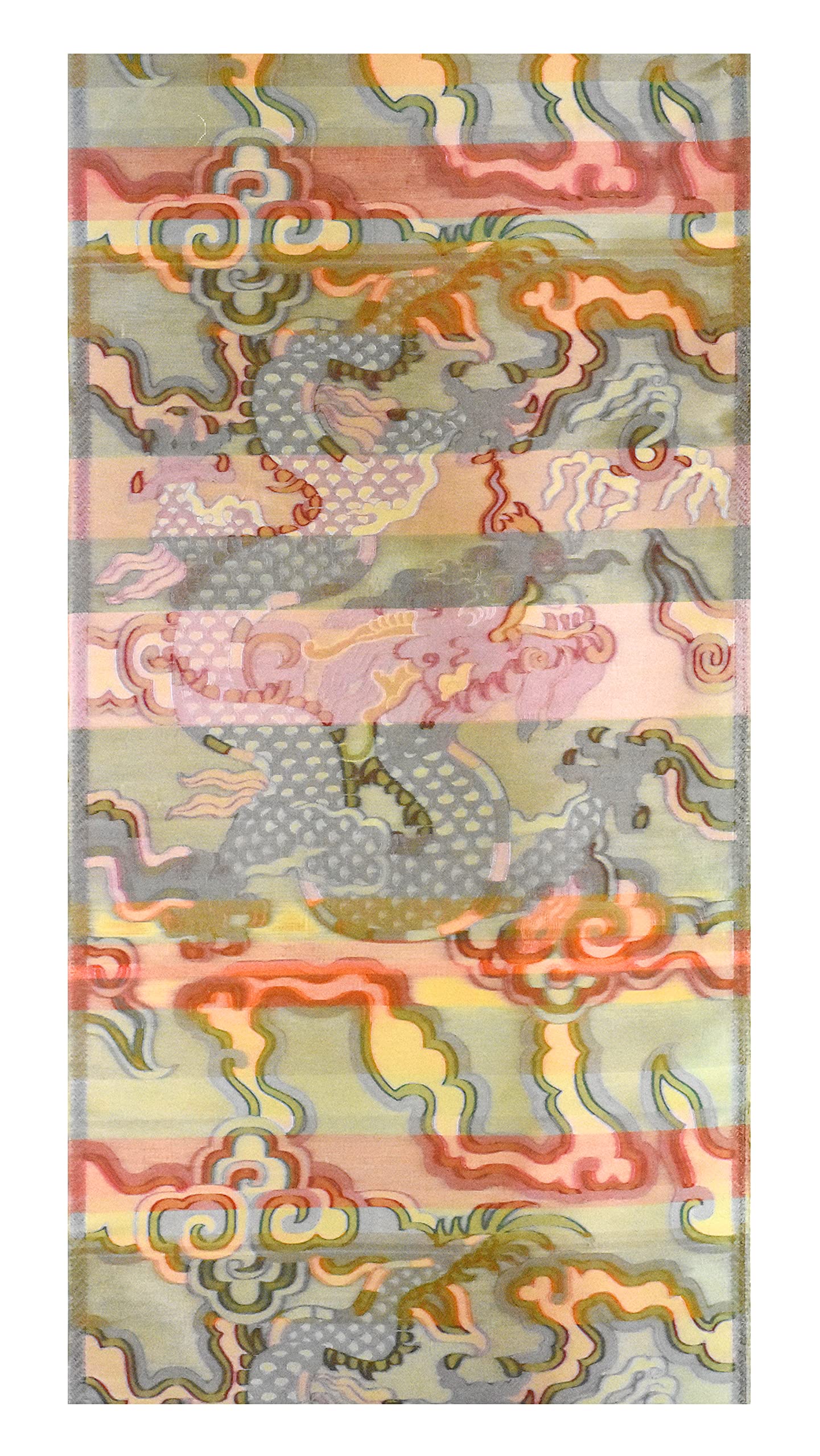 Mandala Crafts Dragon Brocade Fabric by The Yard for Upholstery and Fashion Clothing Design