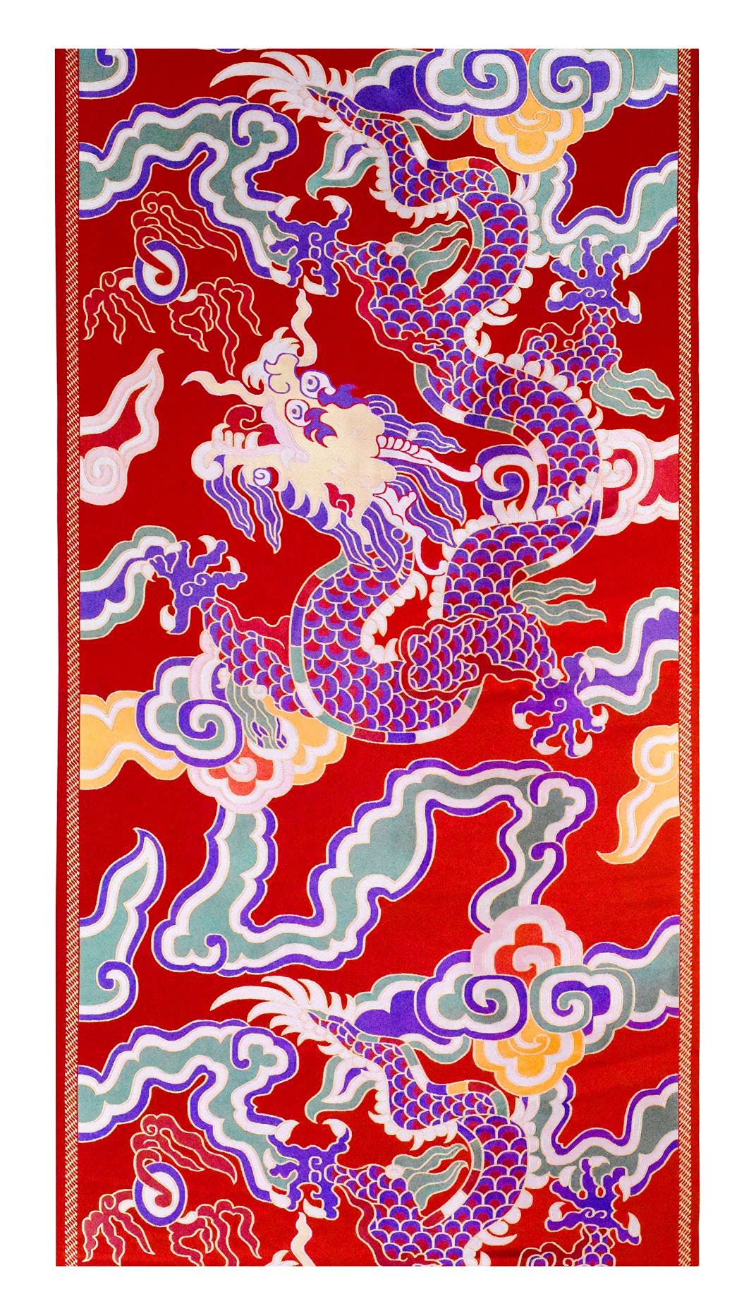 Mandala Crafts Dragon Brocade Fabric by The Yard for Upholstery and Fashion Clothing Design