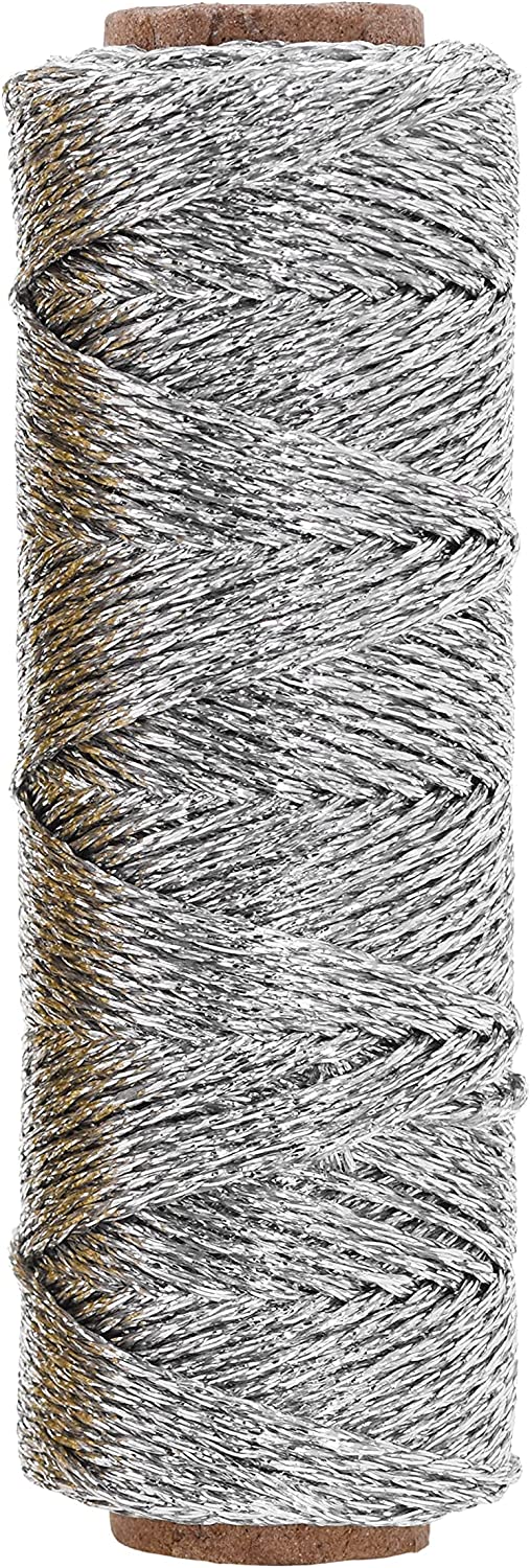 Mandala Crafts Bakers Twine for Gift Wrapping - 11 Ply 165 Yards Decorative Bakers Twine String for Crafts Christmas Holiday Wedding
