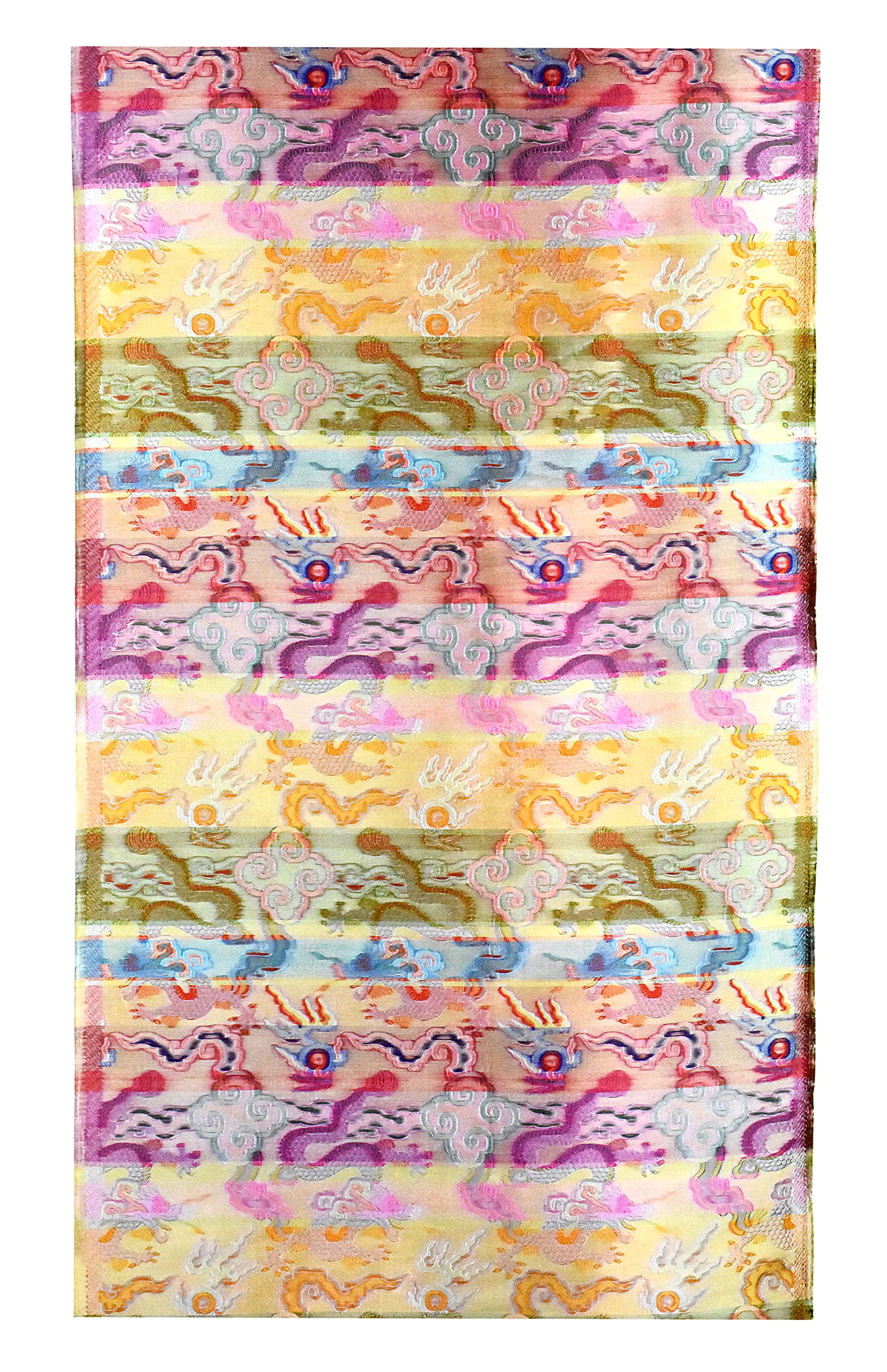 Mandala Crafts Dragon Brocade Fabric by The Yard for Upholstery and Fashion Clothing Design