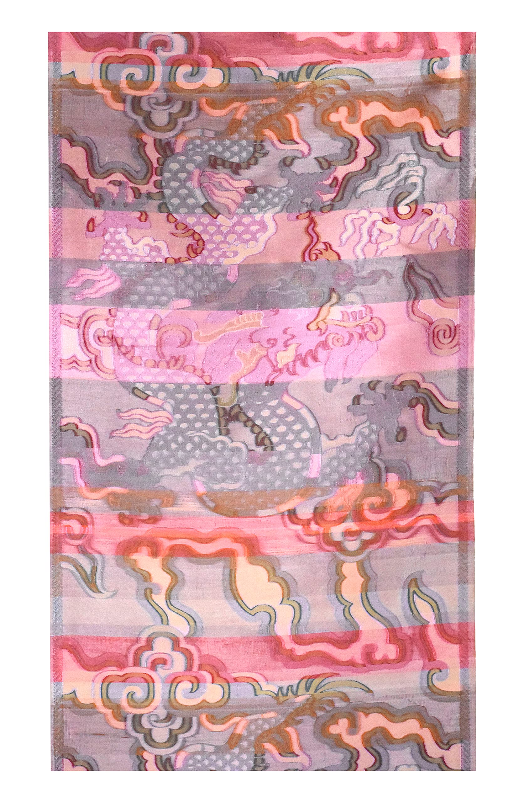 Mandala Crafts Dragon Brocade Fabric by The Yard for Upholstery and Fashion Clothing Design