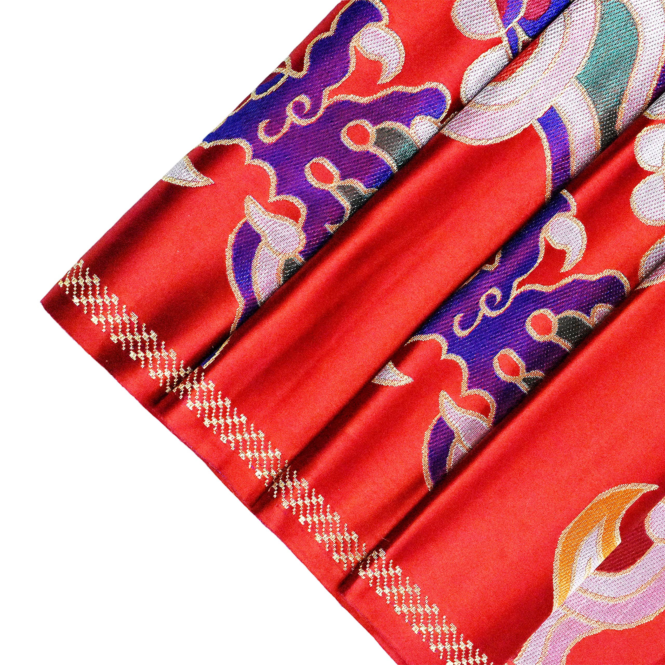 Mandala Crafts Dragon Brocade Fabric by The Yard for Upholstery and Fashion Clothing Design