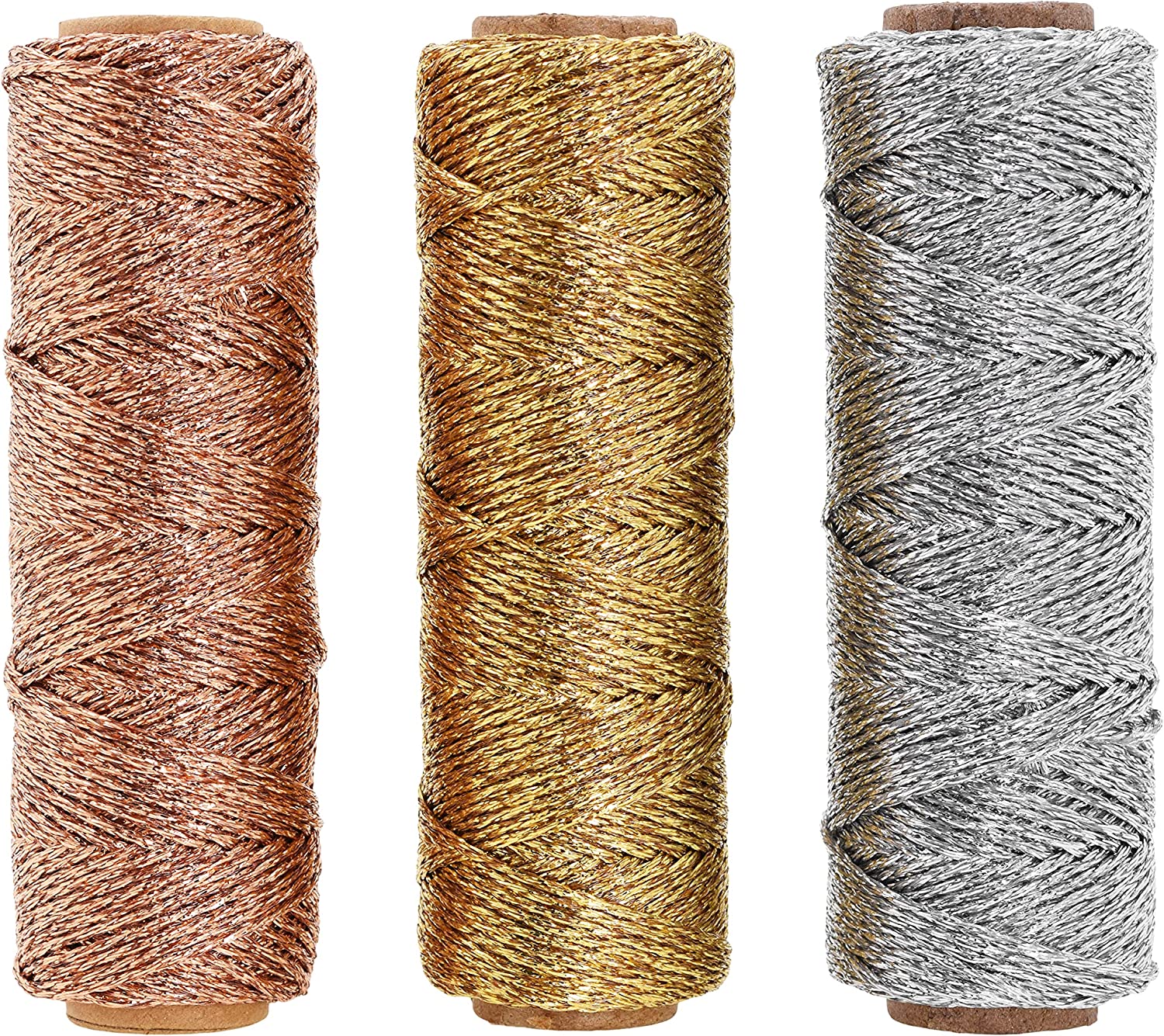 Mandala Crafts Bakers Twine for Gift Wrapping - 11 Ply 165 Yards Decorative Bakers Twine String for Crafts Christmas Holiday Wedding