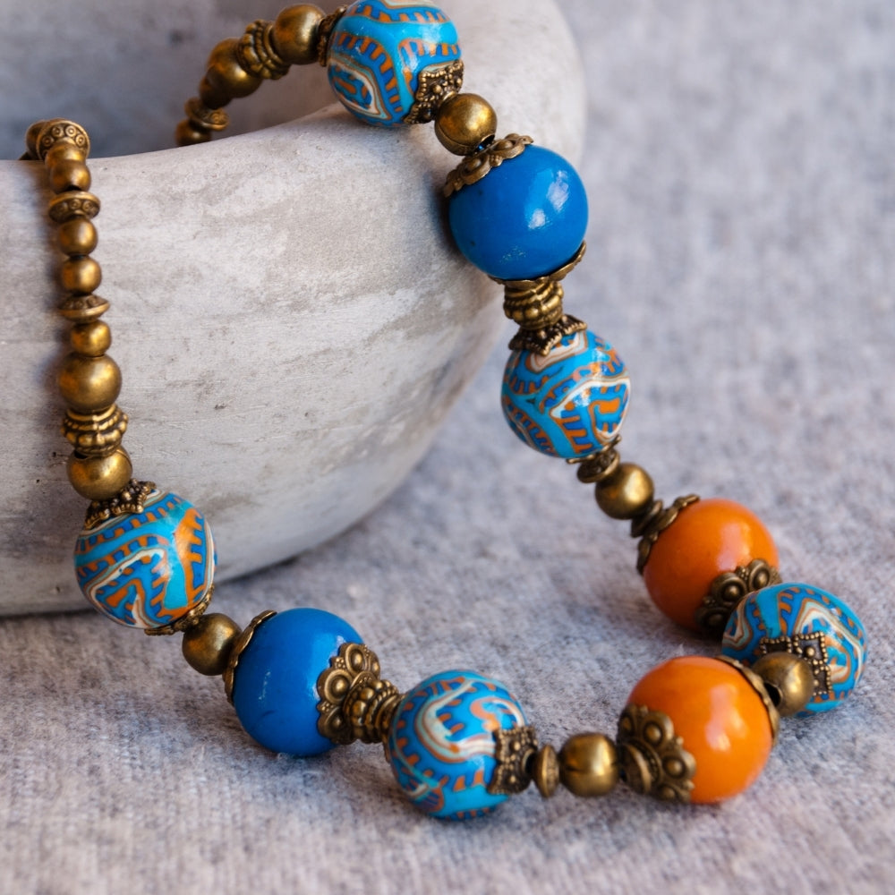 Mandala Crafts Round Spacer Beads for Jewelry Making and DIY Crafting 1500 Gold Silver Gunmetal Loose Metallic Plastic Beads 4mm 5mm