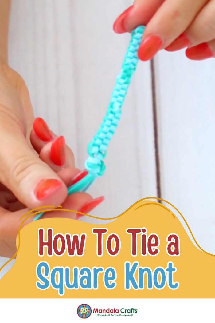 Square Know How to Tie a Square Knot: Beginner Scoubidou Tutorial