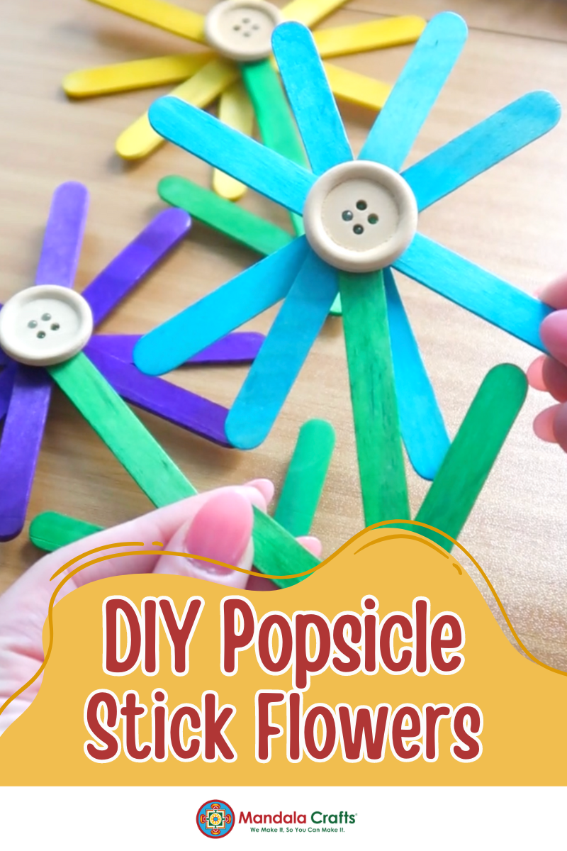 DIY Popsicle Stick Flowers