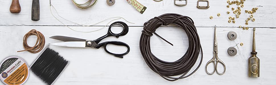 leather cord from cowhide leather