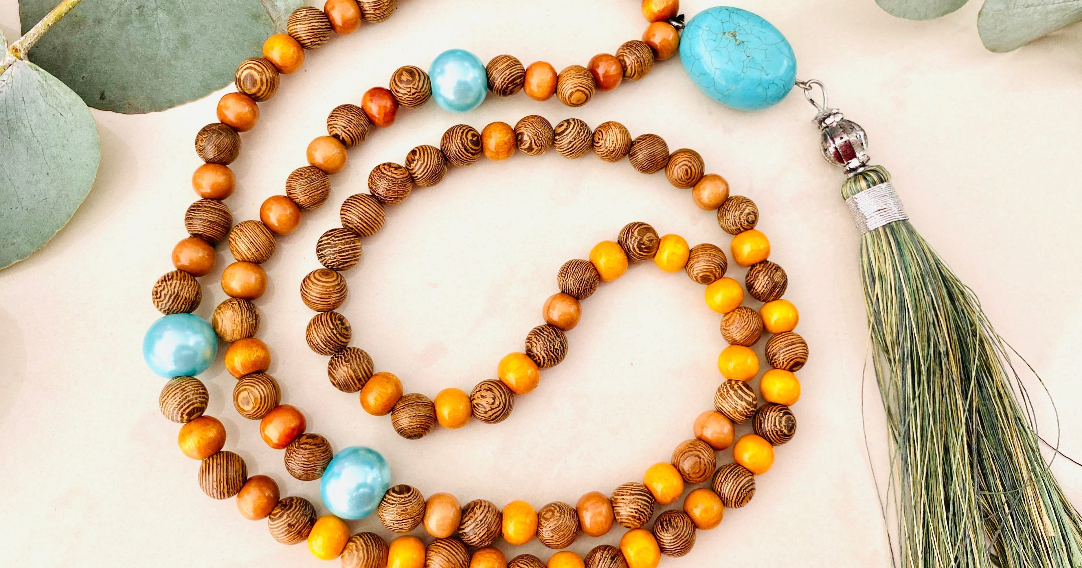 Wood Mala Prayer Beads