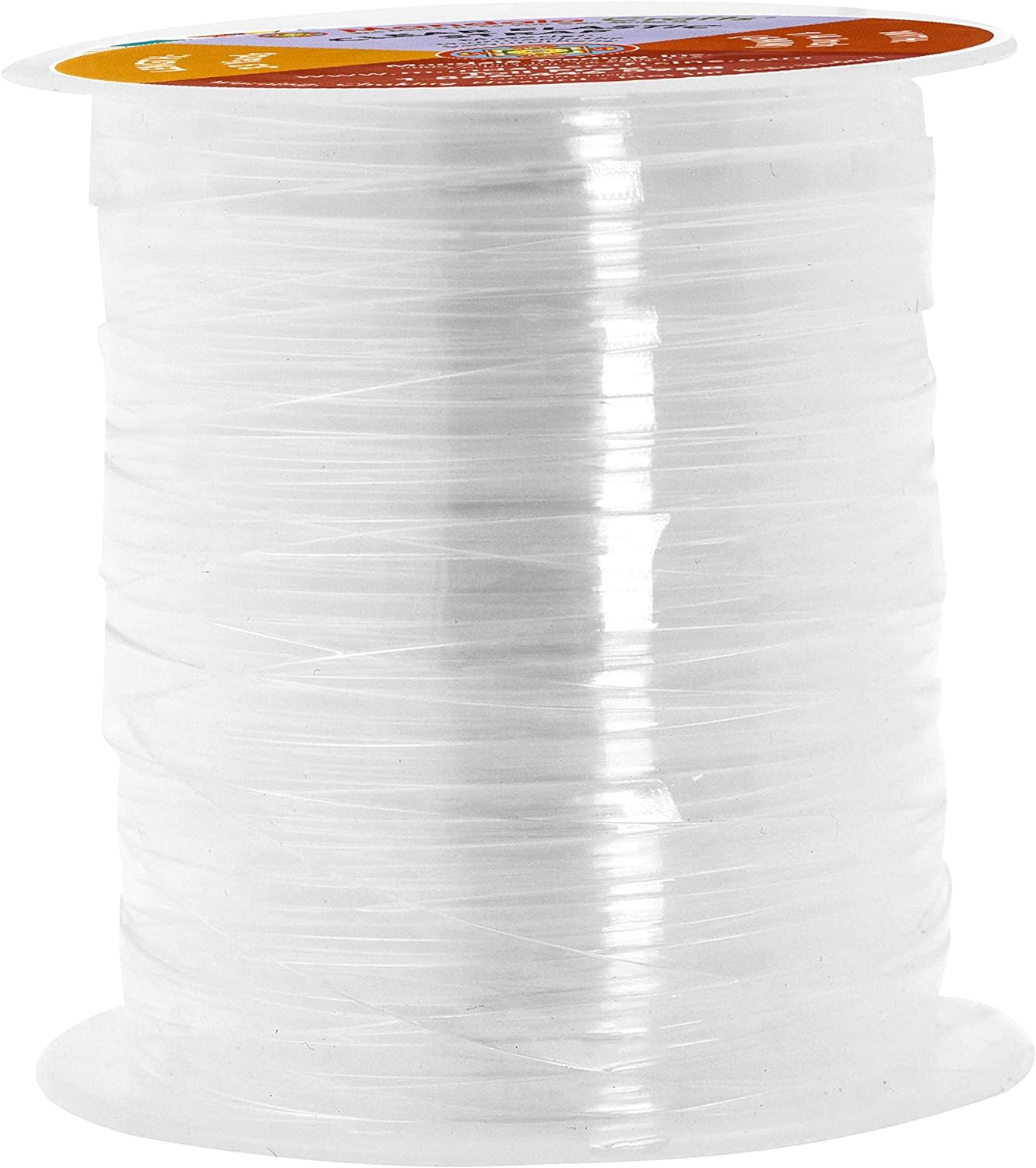 Mandala Crafts Clear Elastic for Sewing - Invisible Elastic Band Clear Elastic Strap - 33 Yards Lightweight Transparent Elastic Band for Bra Lingerie Swimwear Garments