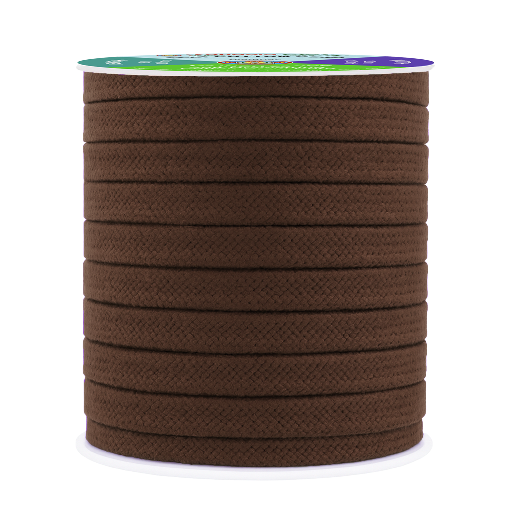 Mandala Crafts Flat Drawstring Cord Drawstring Replacement, Soft Drawstring Cotton Draw Cord Hoodie Sweatpants Drawcord Replacement