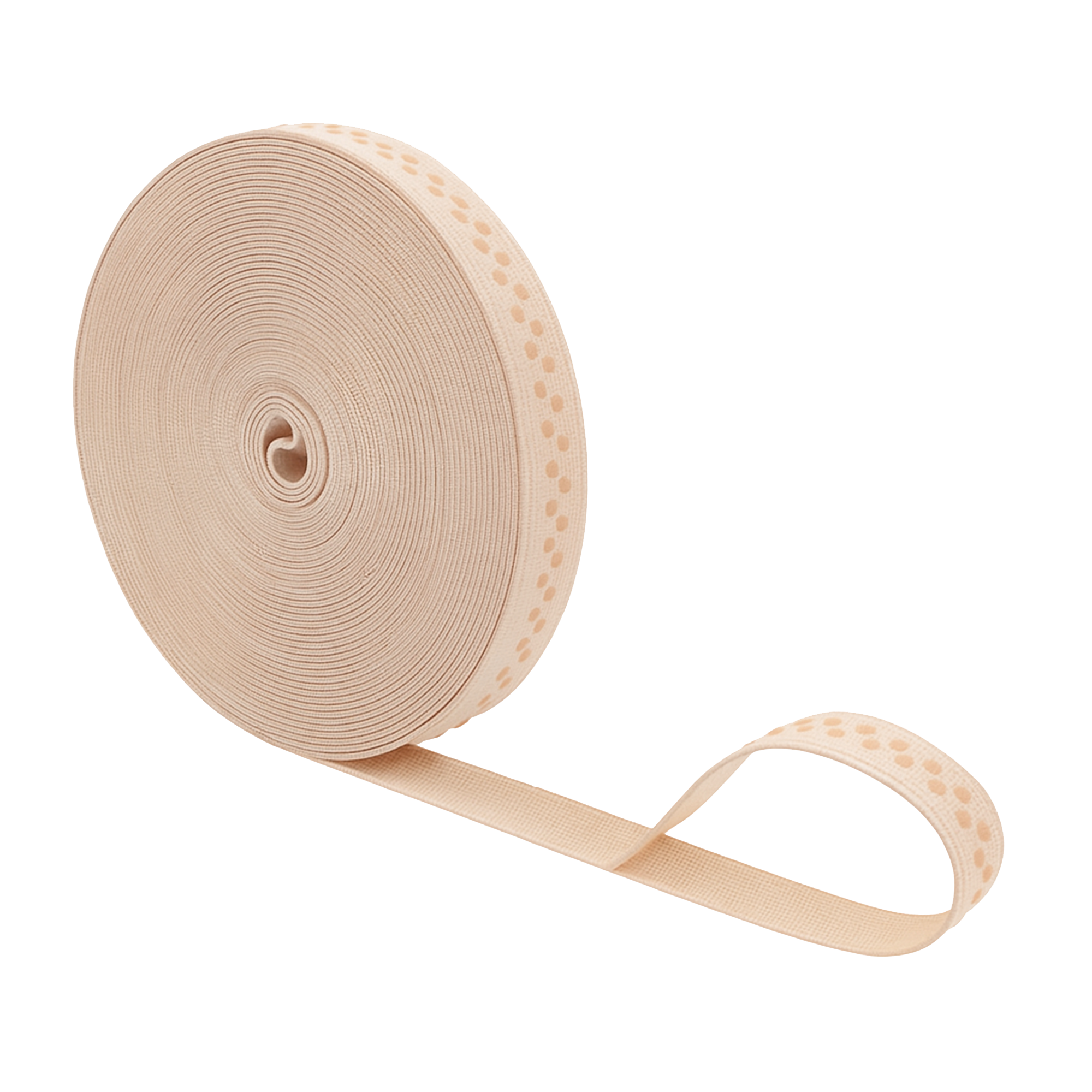 Mandala Crafts Elastic Silicone Gripper Tape for Clothing - Dotted Non Slip Elastic Band for Sewing - Silicone Elastic Straps Flat Stretchy Fabric Elastic Ribbon