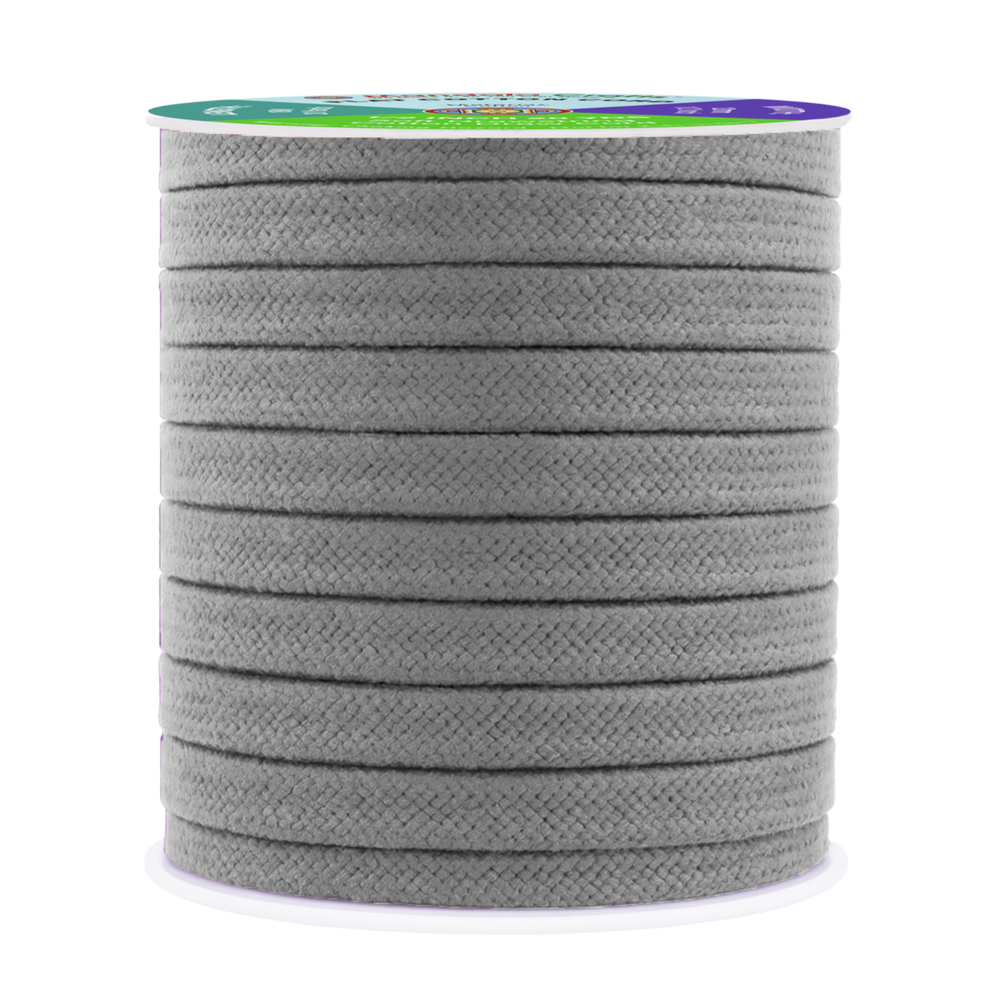 Mandala Crafts Flat Drawstring Cord Drawstring Replacement, Soft Drawstring Cotton Draw Cord Hoodie Sweatpants Drawcord Replacement