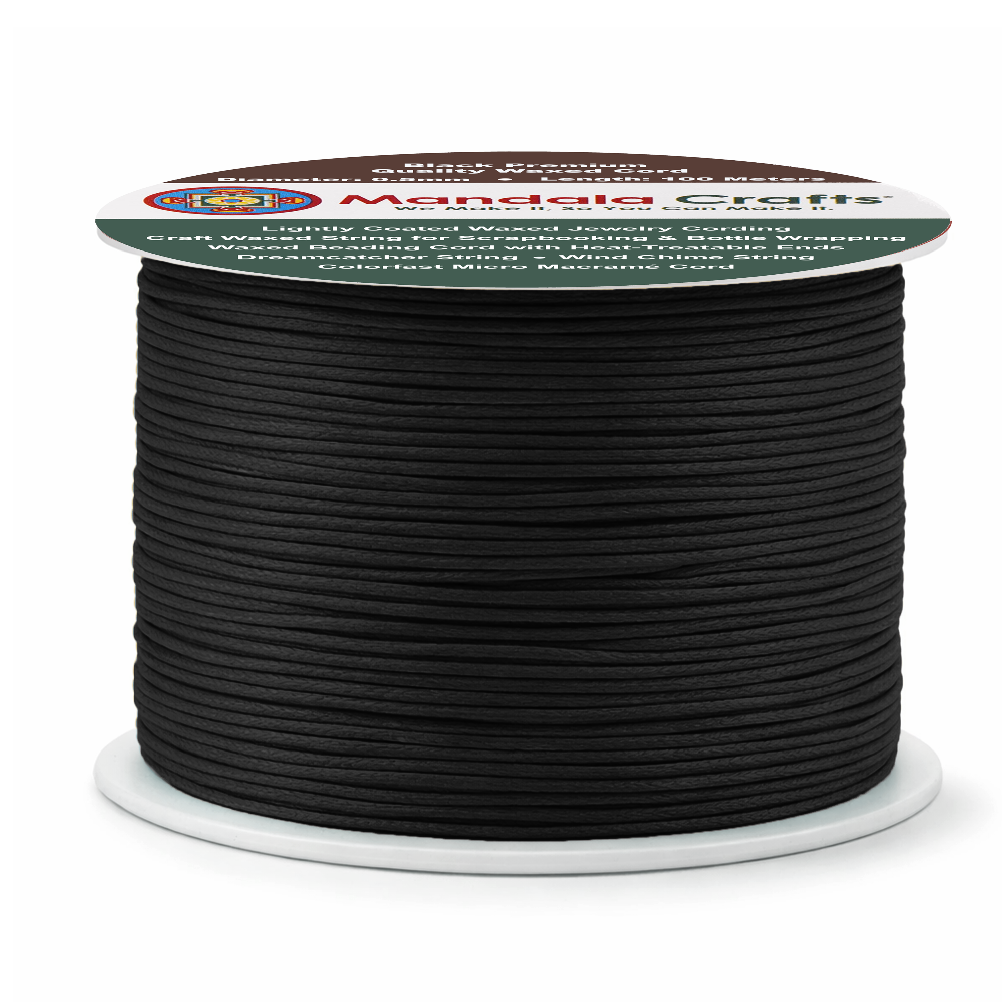 0.5mm Cotton Waxed Cord for Jewelry Making Bracelet Cord Waxed String - Beading String Thread Jewelry Cords for Necklaces String