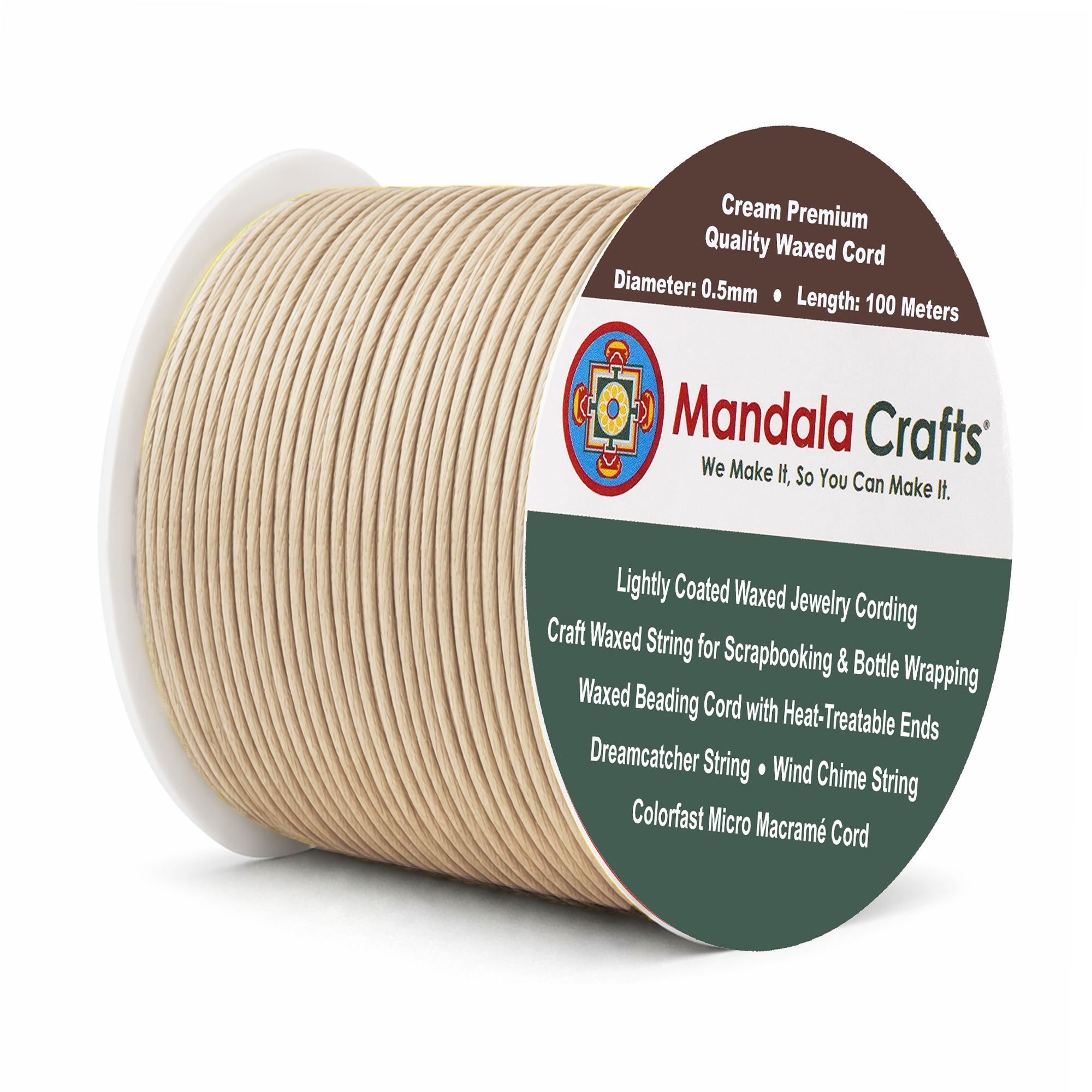 0.5mm Cotton Waxed Cord for Jewelry Making Bracelet Cord Waxed String