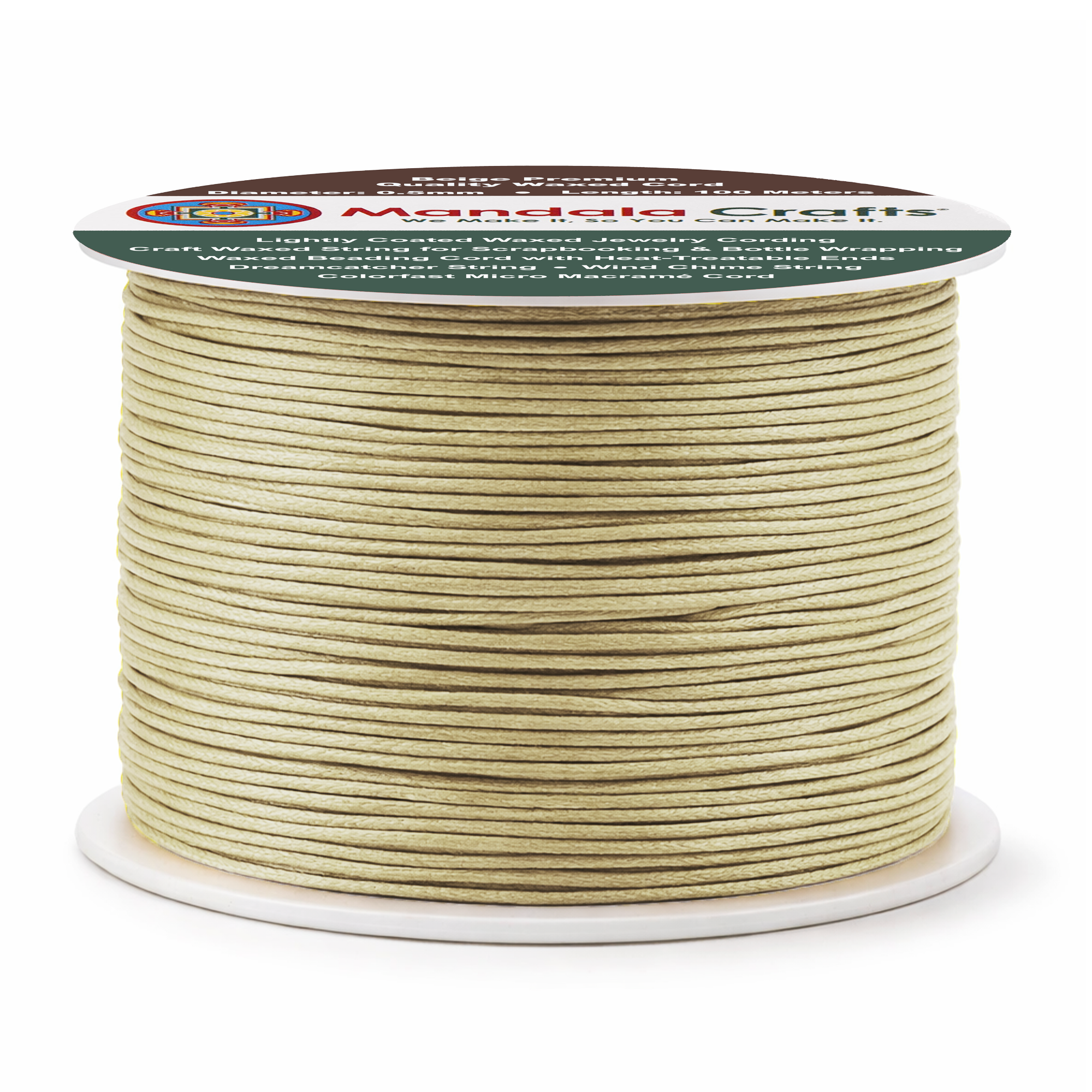 0.5mm Cotton Waxed Cord for Jewelry Making Bracelet Cord Waxed String - Beading String Thread Jewelry Cords for Necklaces String