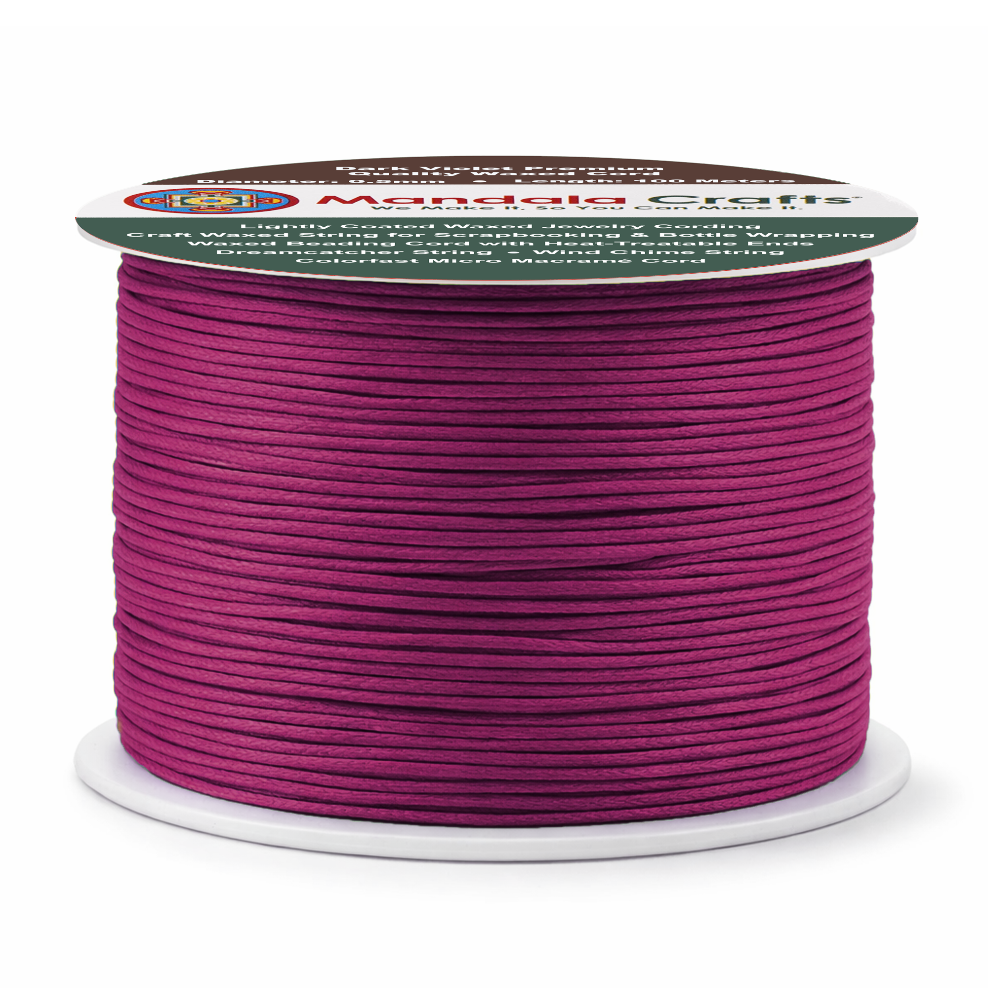 0.5mm Cotton Waxed Cord for Jewelry Making Bracelet Cord Waxed String - Beading String Thread Jewelry Cords for Necklaces String