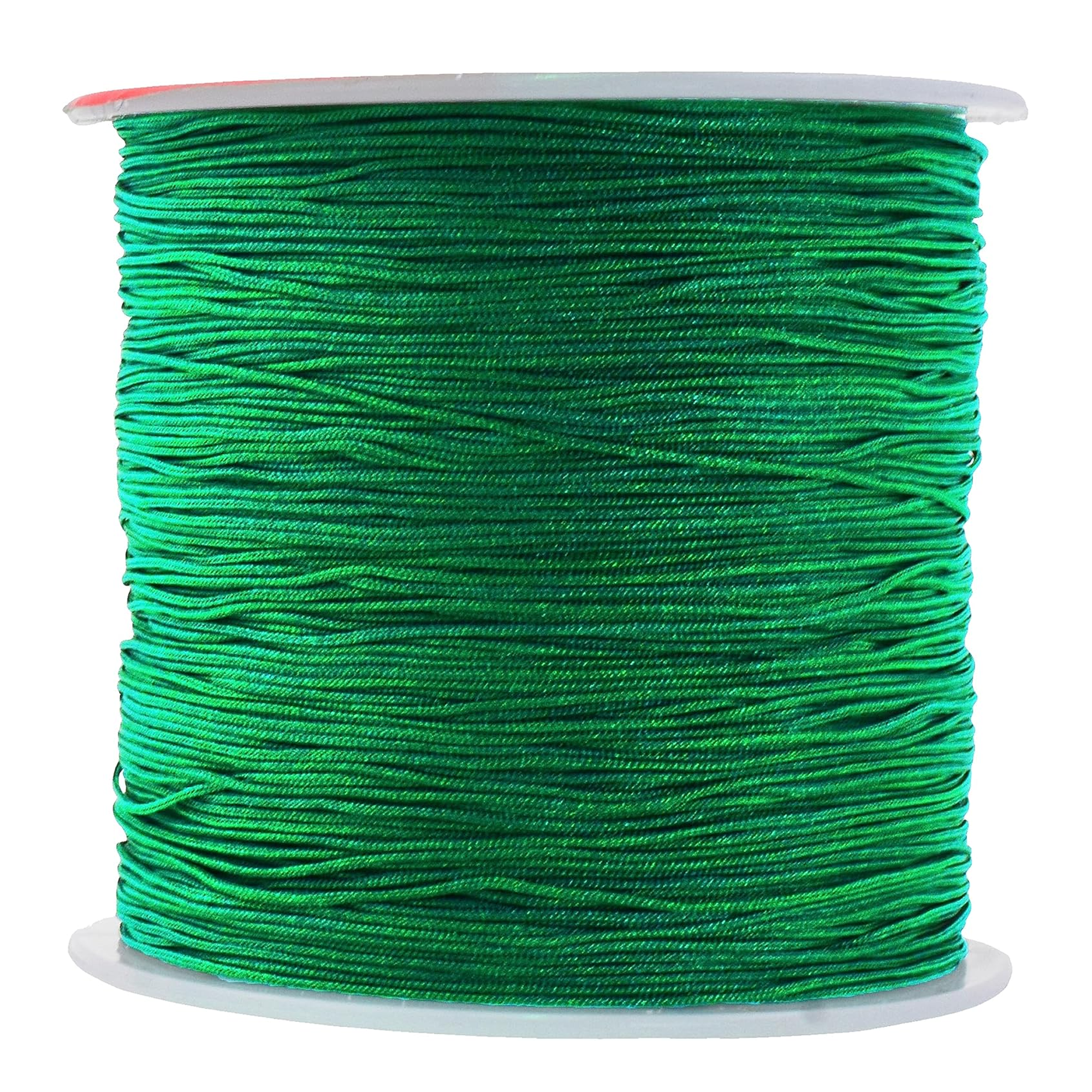 0.5mm Nylon Satin Cord, Rattail Trim Thread for Chinese Knotting, Kumihimo, Beading, Macrame, Jewelry Making, Sewing