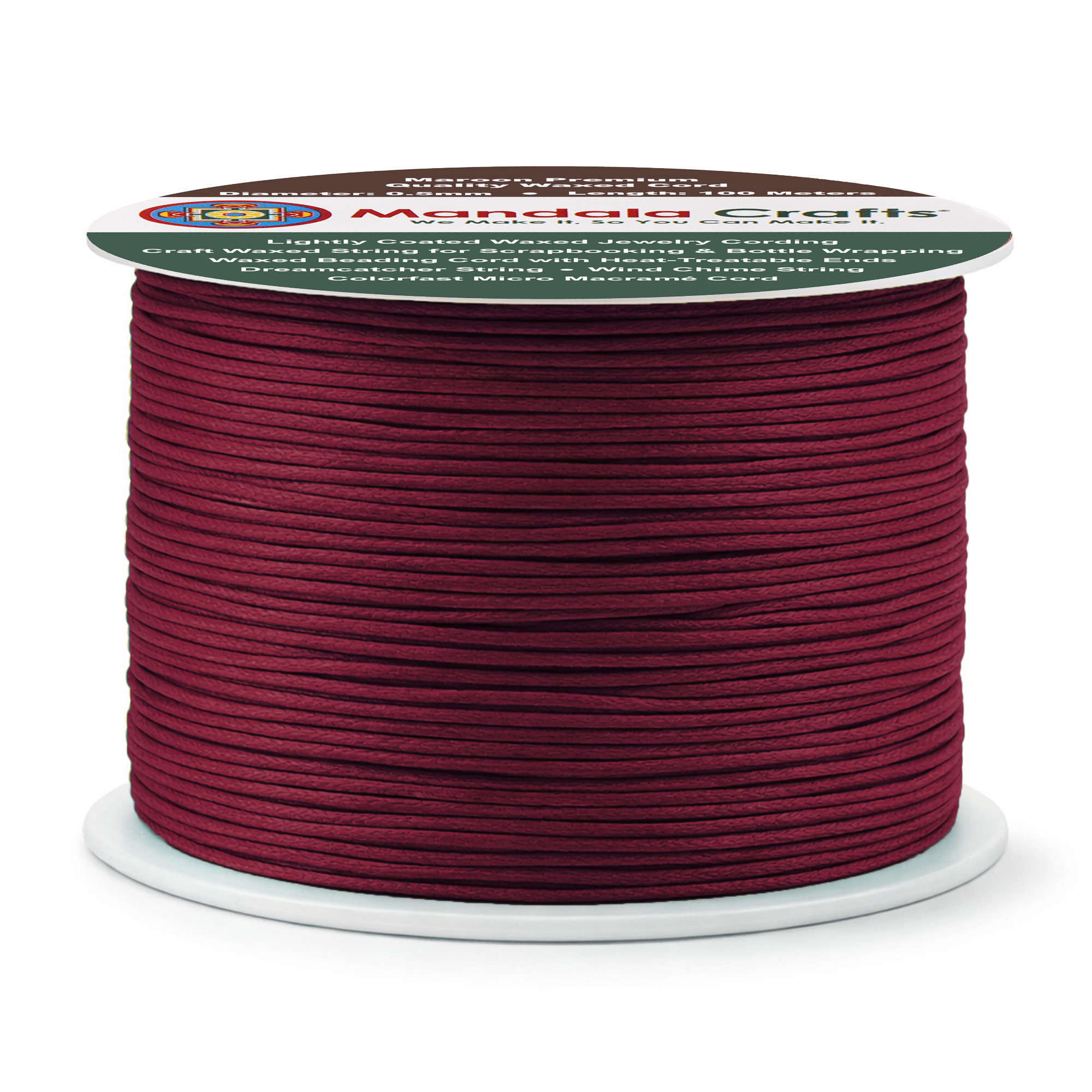 0.5mm Cotton Waxed Cord for Jewelry Making Bracelet Cord Waxed String - Beading String Thread Jewelry Cords for Necklaces String