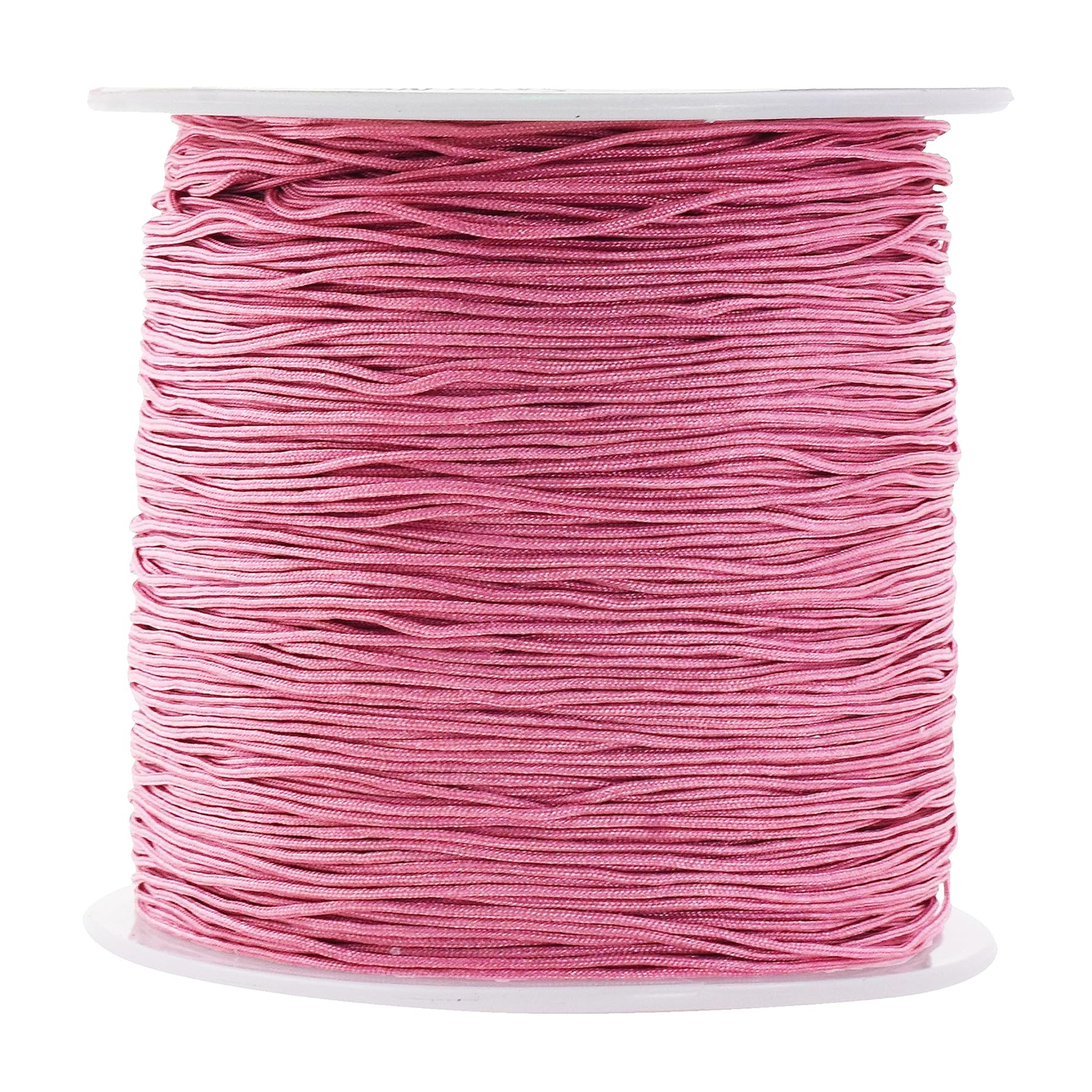 0.5mm Nylon Satin Cord, Rattail Trim Thread for Chinese Knotting, Kumihimo, Beading, Macrame, Jewelry Making, Sewing