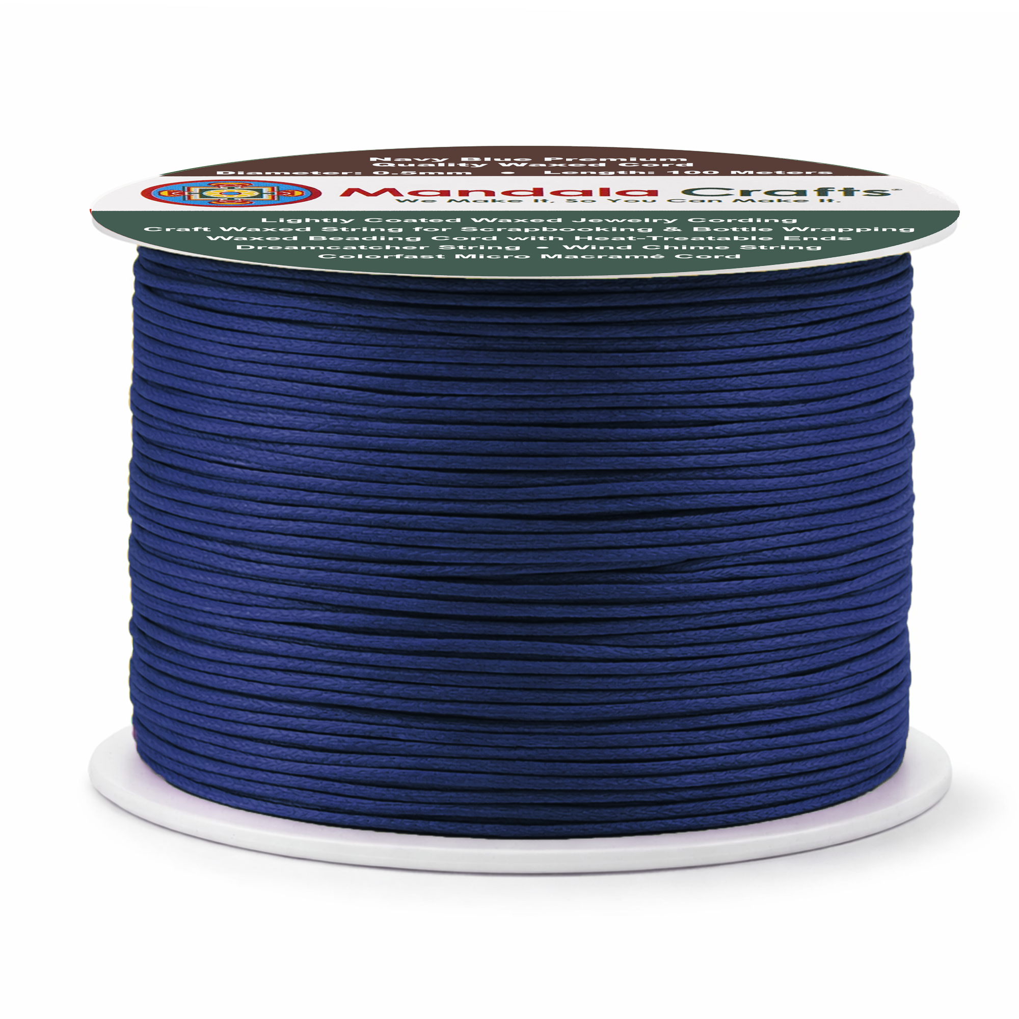 0.5mm Cotton Waxed Cord for Jewelry Making Bracelet Cord Waxed String - Beading String Thread Jewelry Cords for Necklaces String