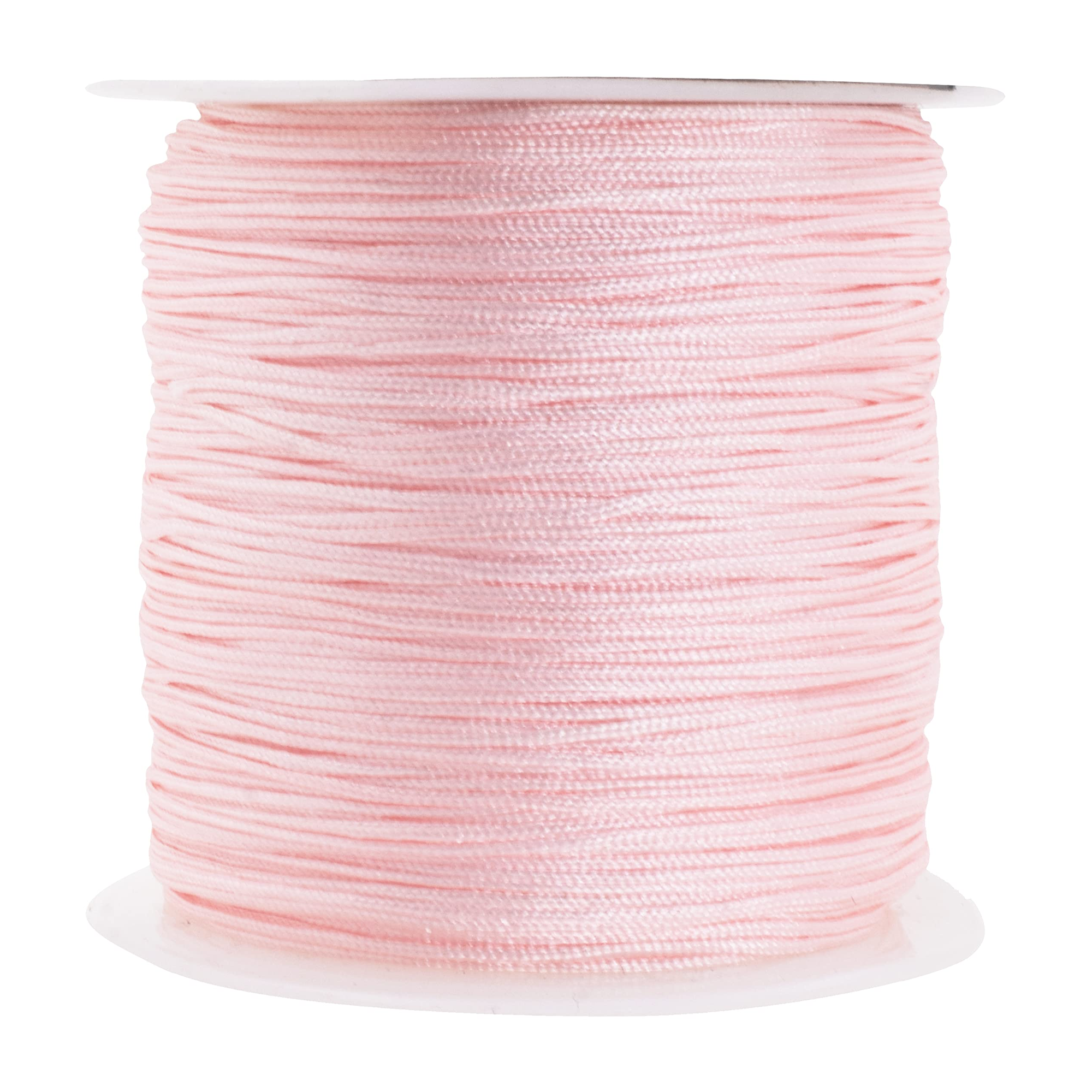 0.8mm Nylon Satin Cord, Rattail Trim Thread for Chinese Knotting, Kumihimo, Beading, Macrame, Jewelry Making, Sewing