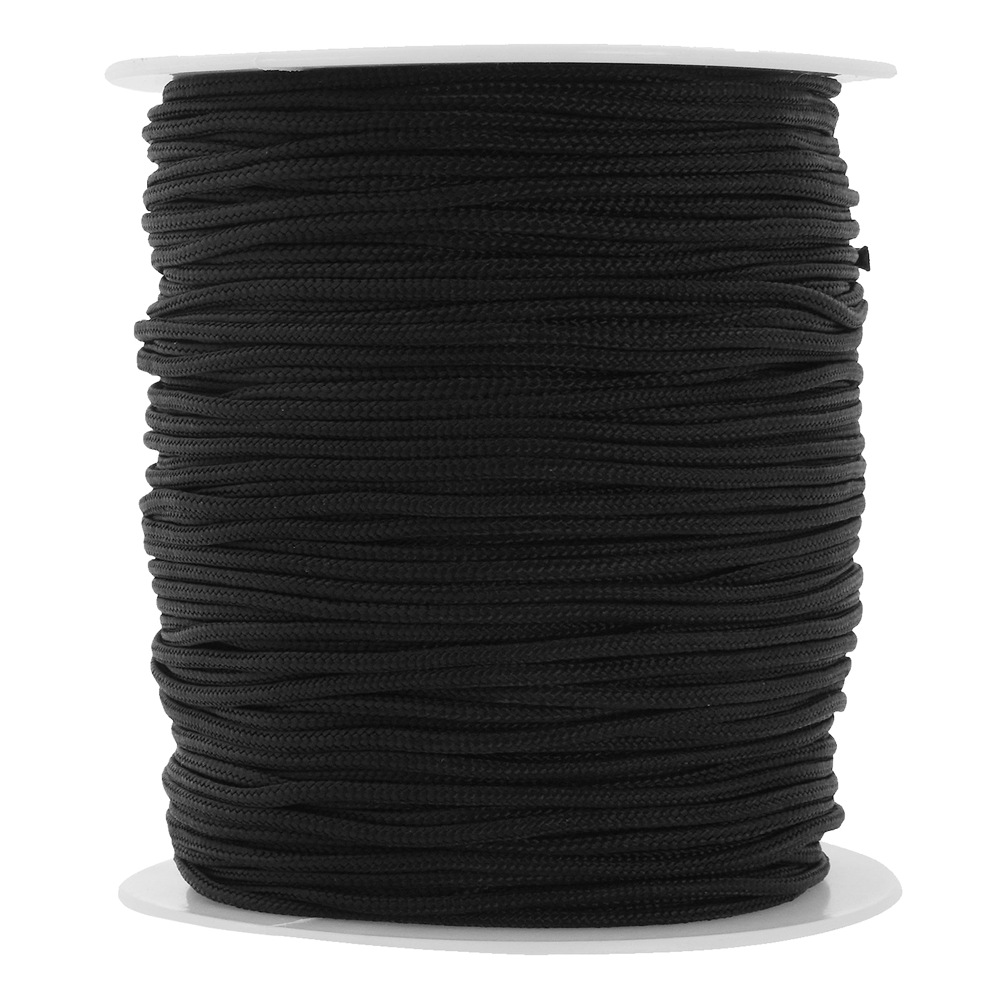 1.2mm Nylon Satin Cord, Rattail Trim Thread for Chinese Knotting, Kumihimo, Beading, Macrame, Jewelry Making, Sewing