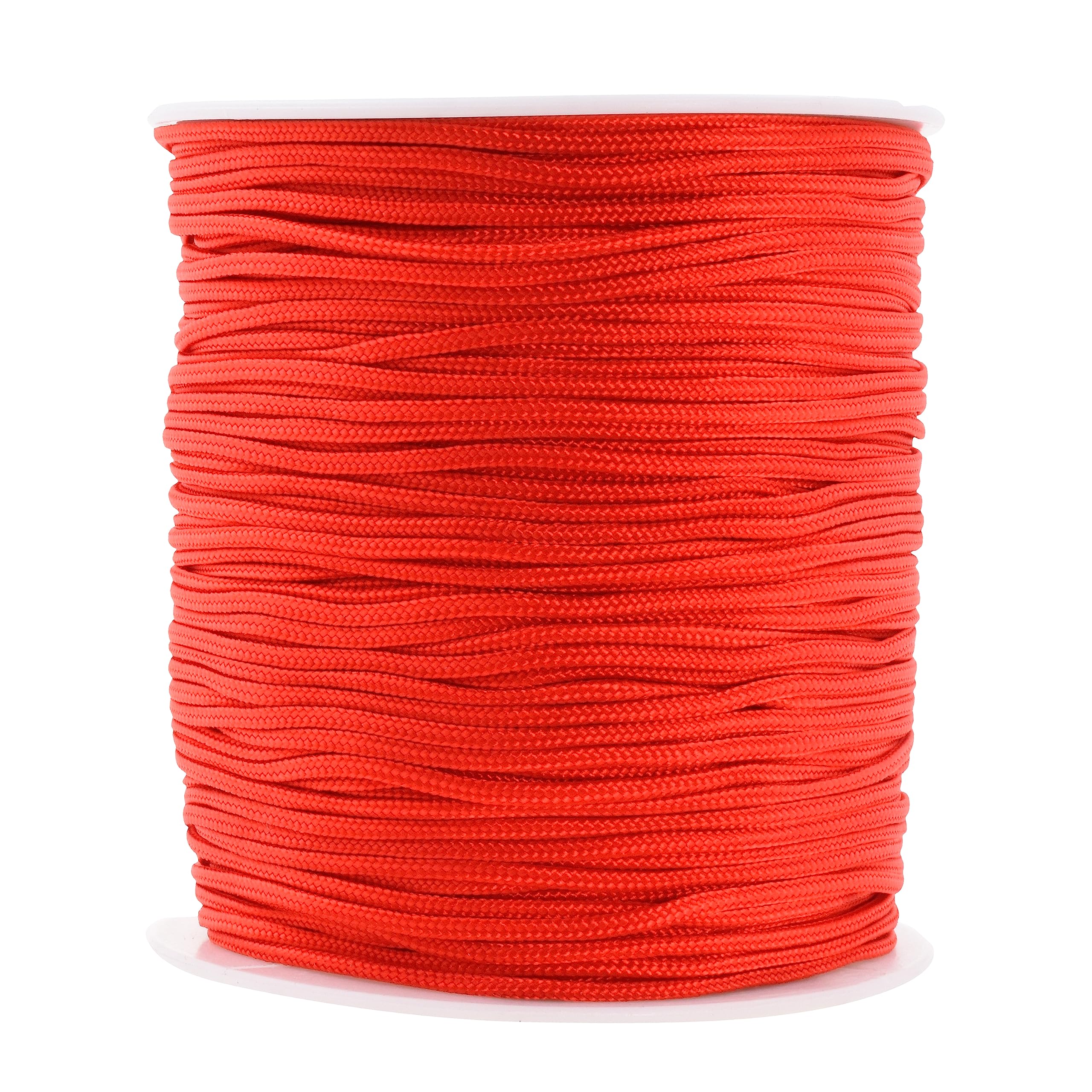 1.2mm Nylon Satin Cord, Rattail Trim Thread for Chinese Knotting, Kumihimo, Beading, Macrame, Jewelry Making, Sewing