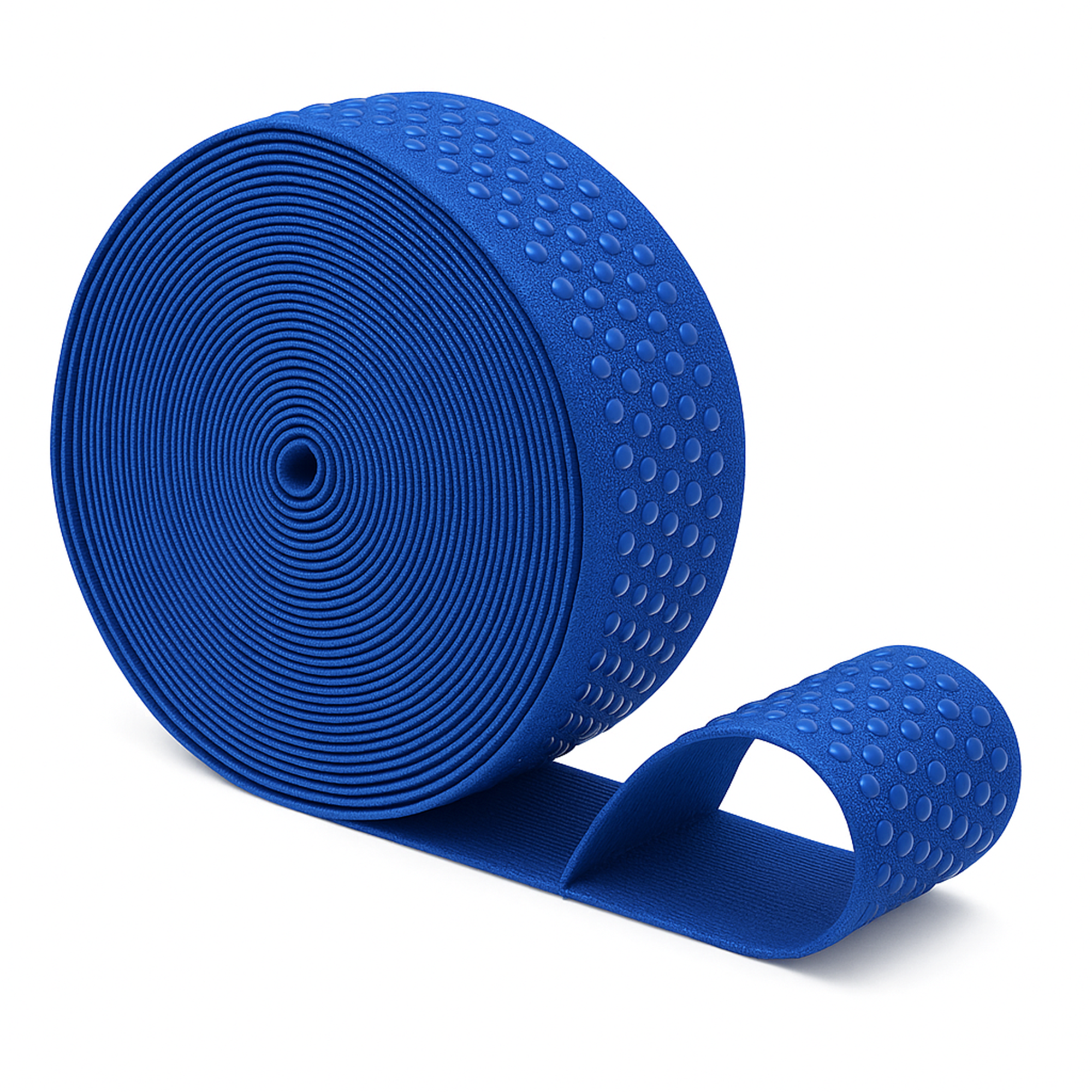 Mandala Crafts Elastic Silicone Gripper Tape for Clothing - Dotted Non Slip Elastic Band for Sewing - Silicone Elastic Straps Flat Stretchy Fabric Elastic Ribbon