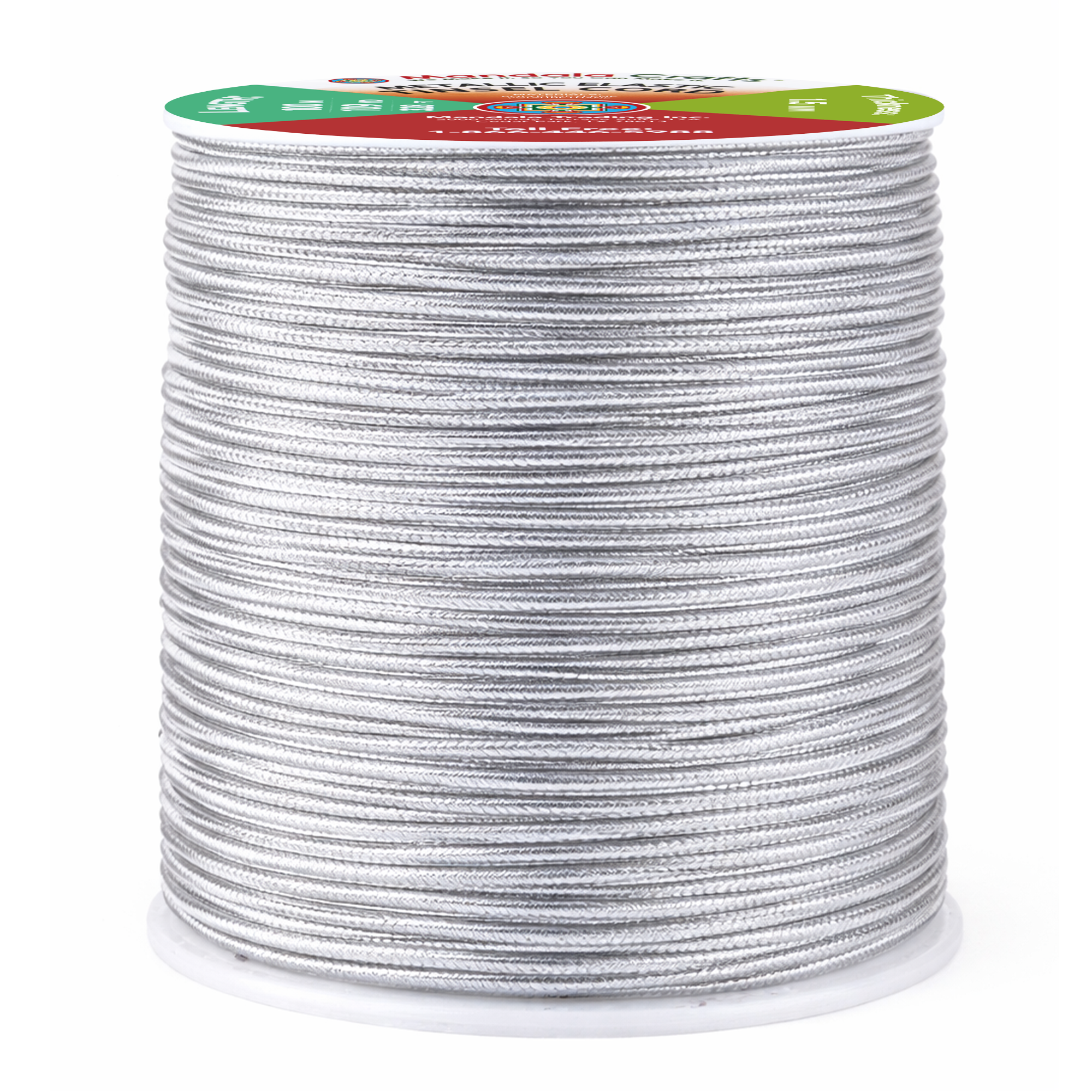 Metallic Cord Tinsel String Rope for Ornament Hanging, Decorating, Gift Wrapping, Crafting