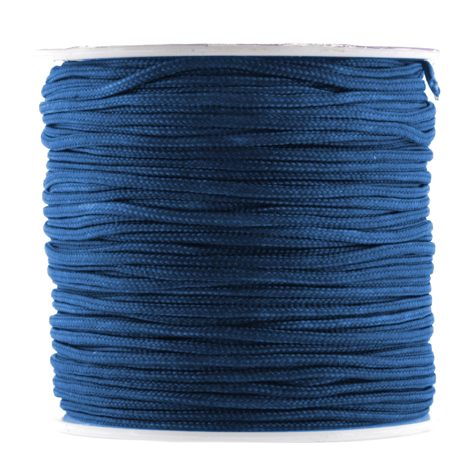 1.5mm Nylon Satin Cord, Rattail Trim Thread for Chinese Knotting, Kumihimo, Beading, Macrame, Jewelry Making, Sewing