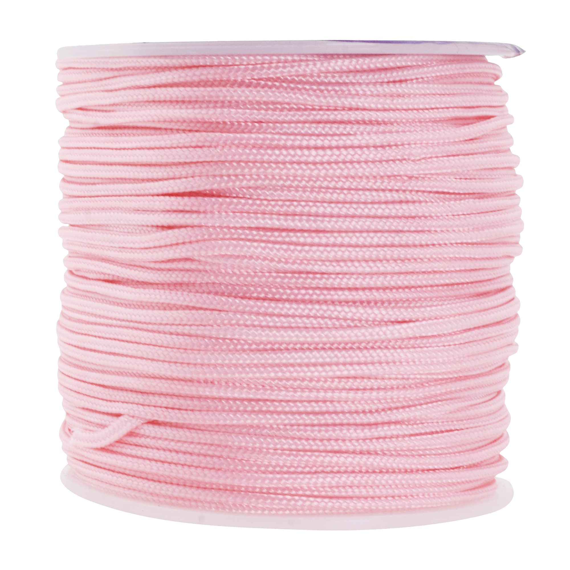 1.5mm Nylon Satin Cord, Rattail Trim Thread for Chinese Knotting, Kumihimo, Beading, Macrame, Jewelry Making, Sewing