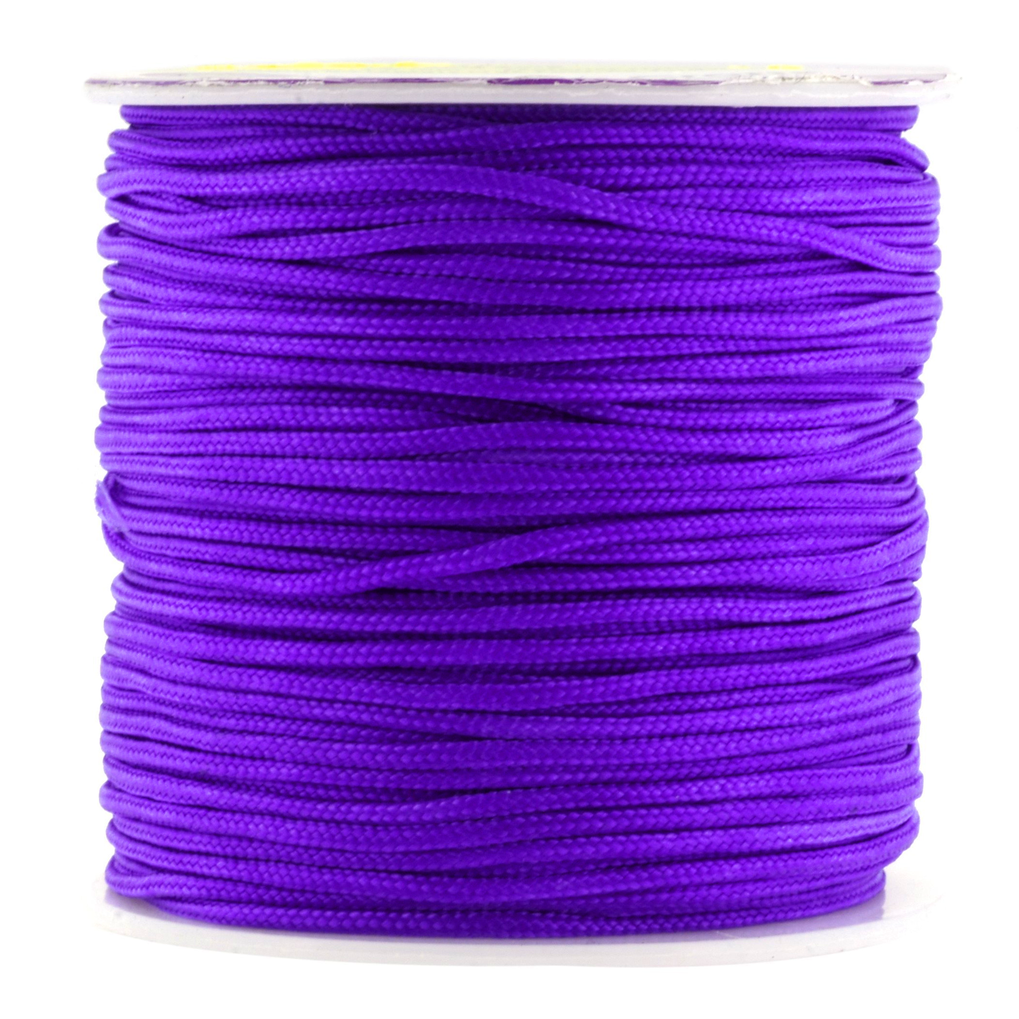 1.5mm Nylon Satin Cord, Rattail Trim Thread for Chinese Knotting, Kumihimo, Beading, Macrame, Jewelry Making, Sewing